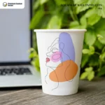 Custom 8oz Single Wall Paper Cups