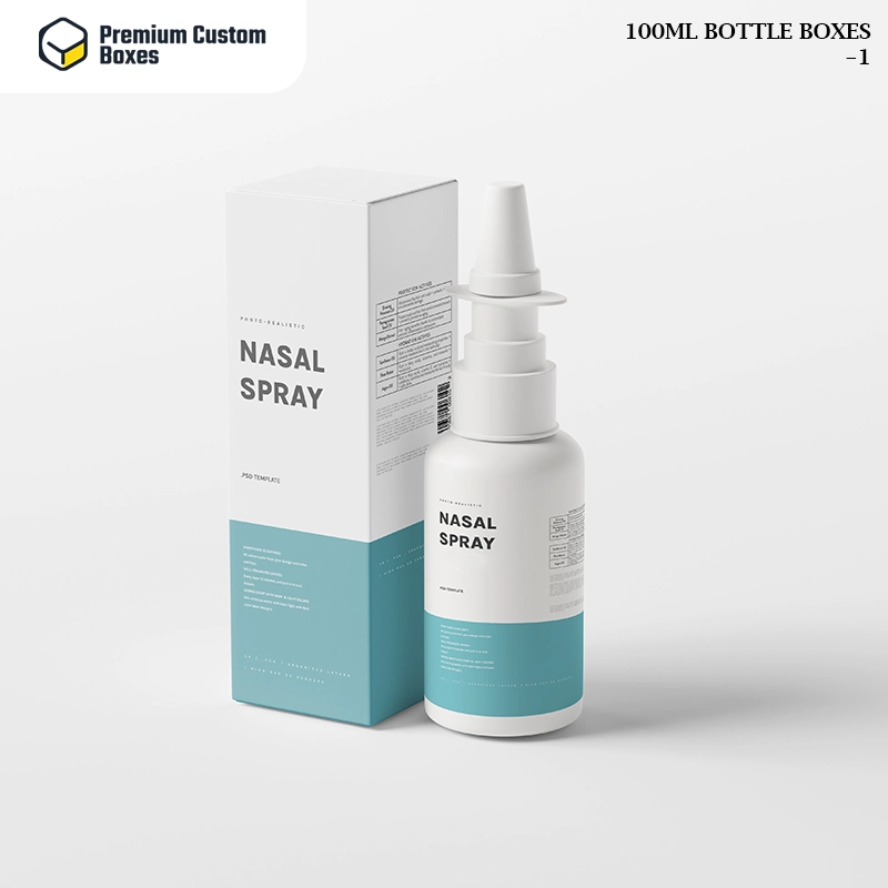 Custom 100ml Bottle Boxes