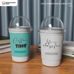 Custom 12oz Compostable Cold Cups