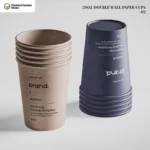 Custom 20oz Double Wall Paper Cups