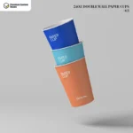 Custom 24oz Double Wall Paper Cups