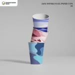 Custom 24oz Double Wall Paper Cups