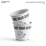 Custom 8oz Double Wall Paper Cups