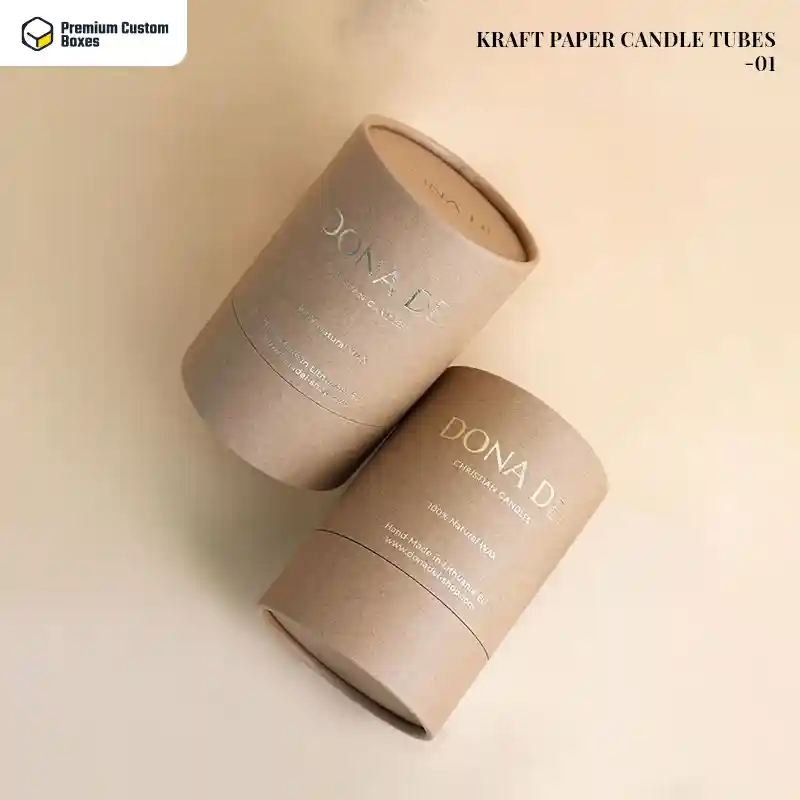 Custom Kraft Paper Candle Tubes