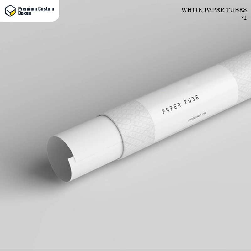 Custom White Paper Tubes