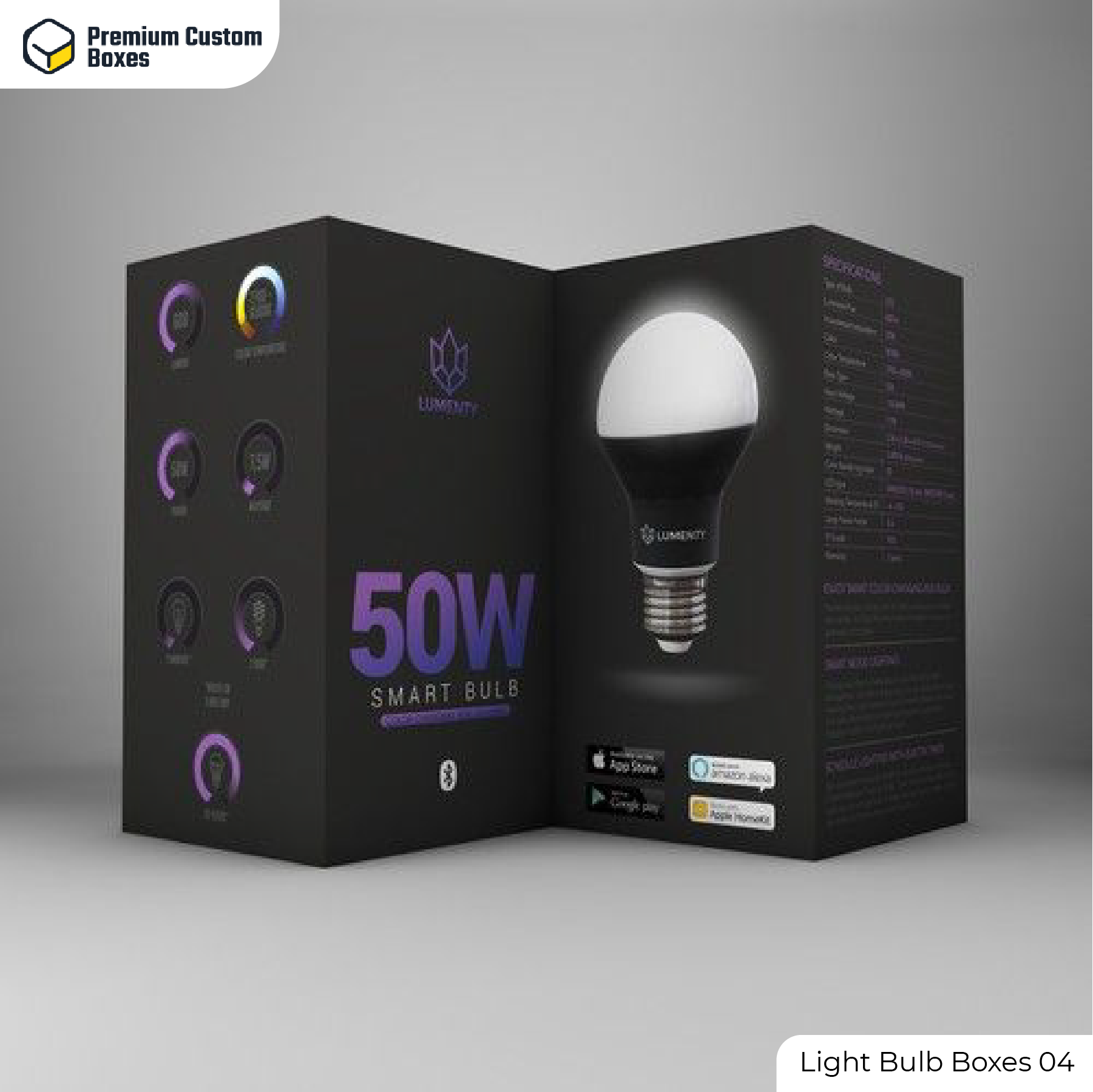 Custom Light Bulb Boxes