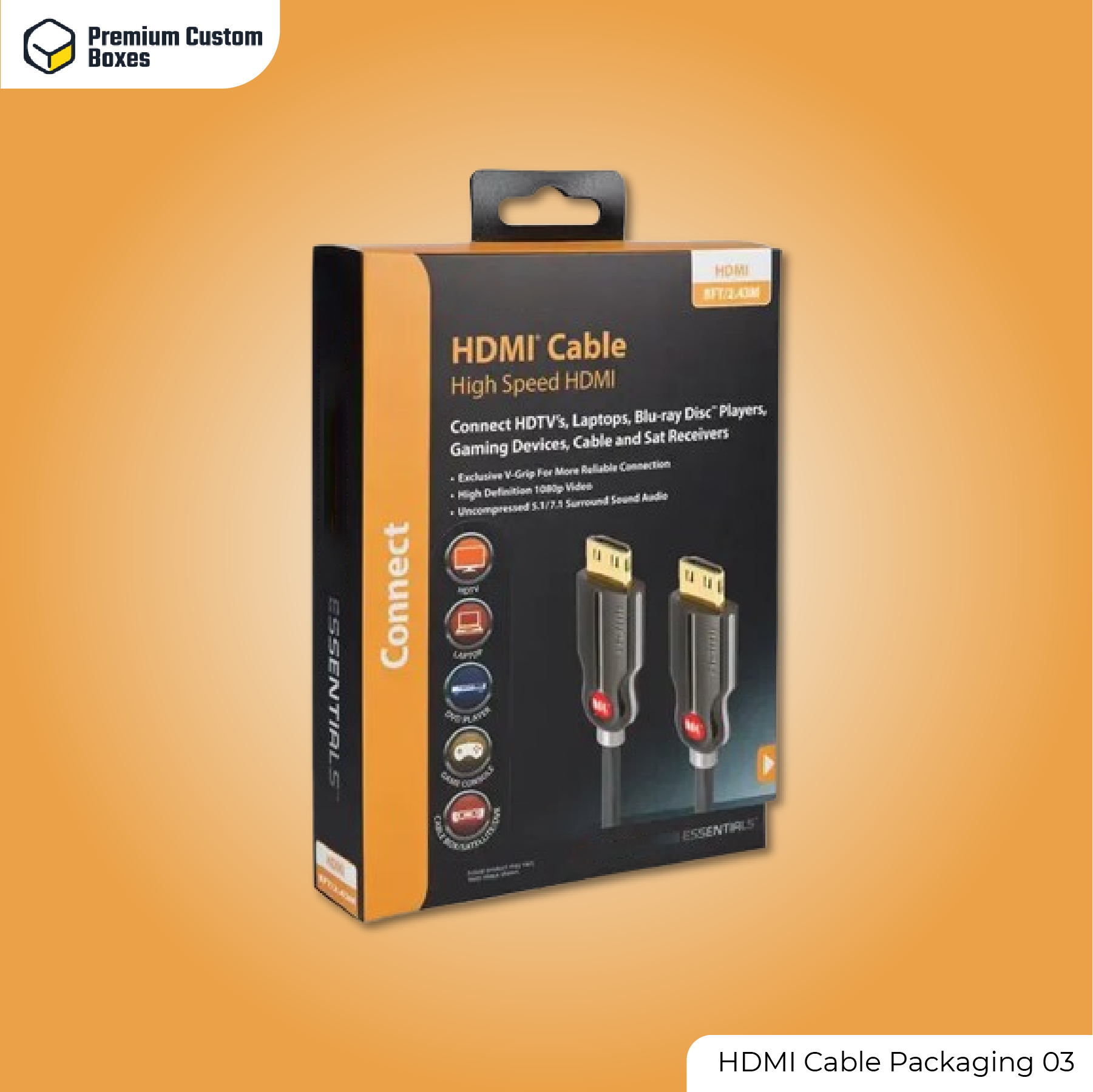 Custom HDMI Cable Packaging