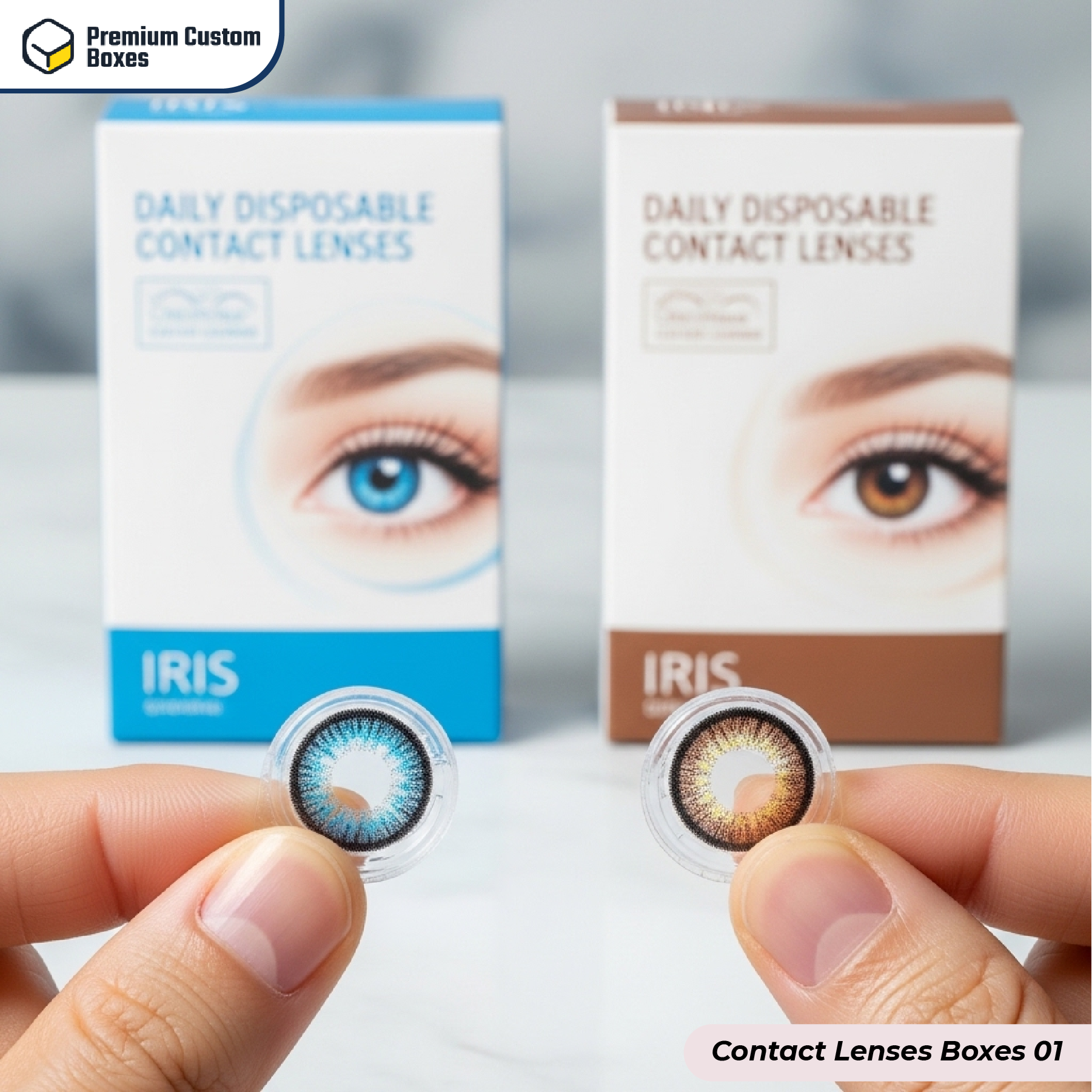 Custom Contact Lenses Boxes