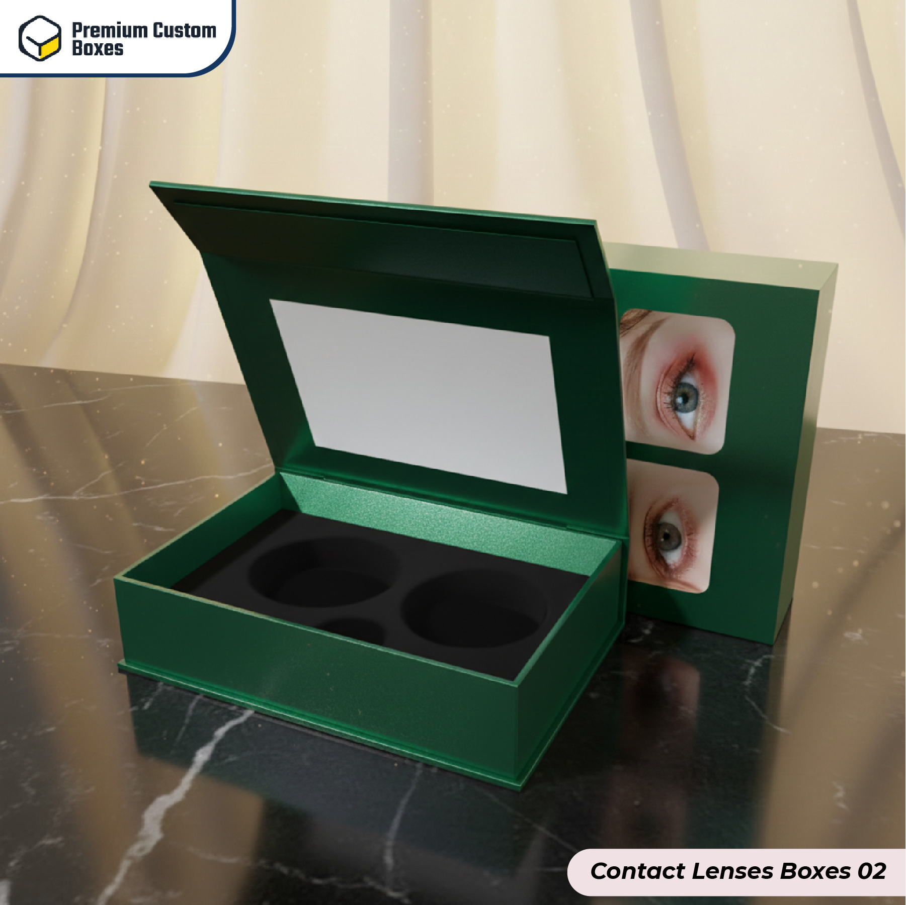 Custom Contact Lenses Boxes