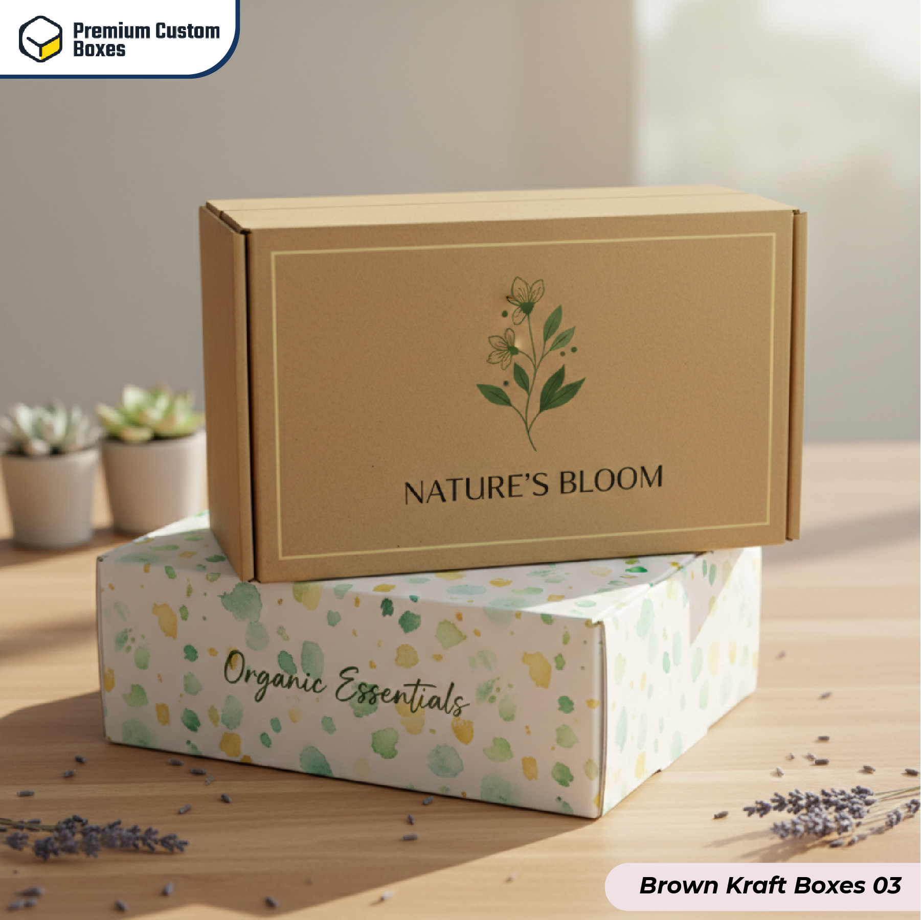 Custom Brown Kraft Boxes