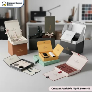 Custom Foldable Rigid Boxes Wholesale