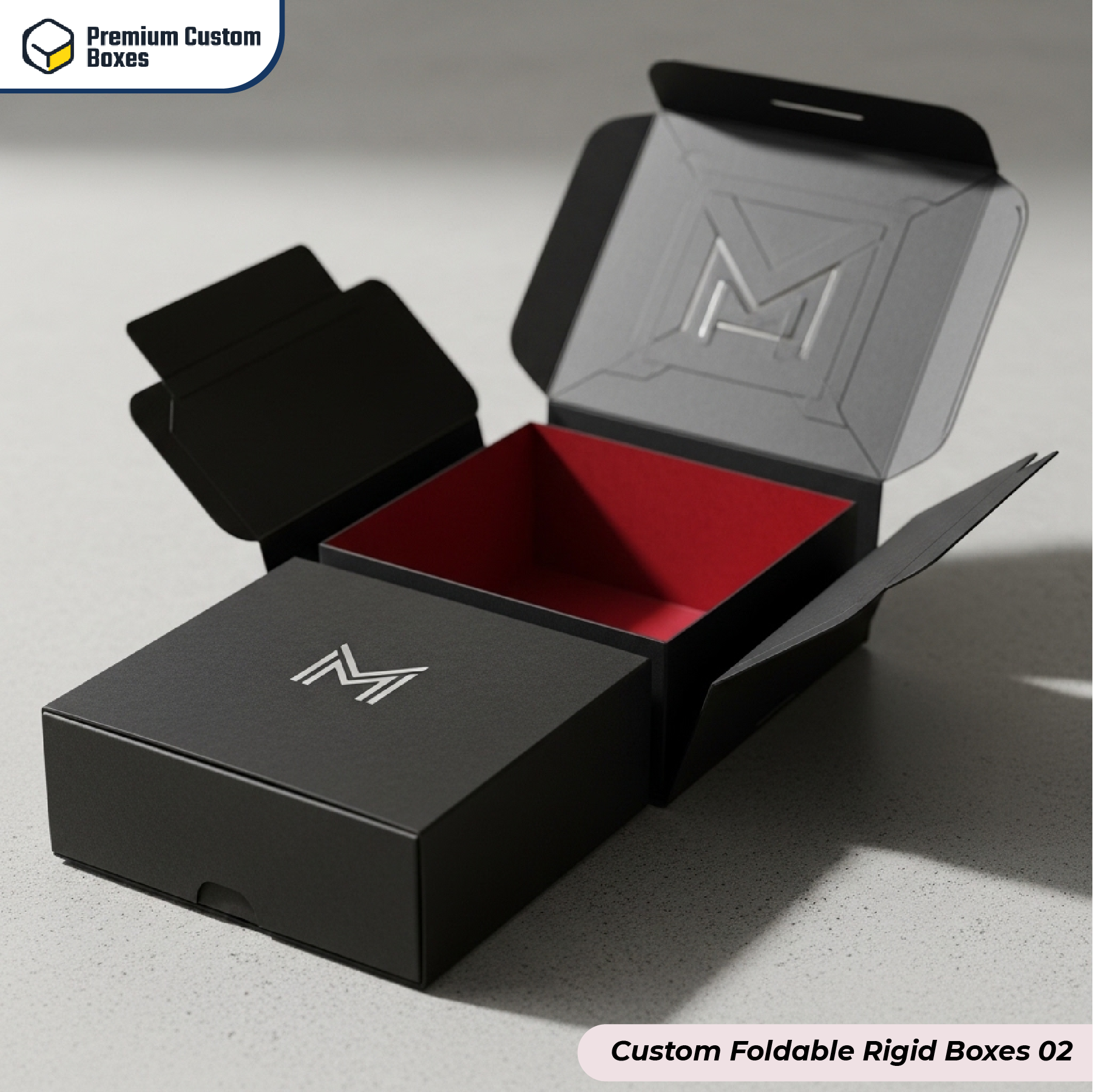 Custom Foldable Rigid Boxes