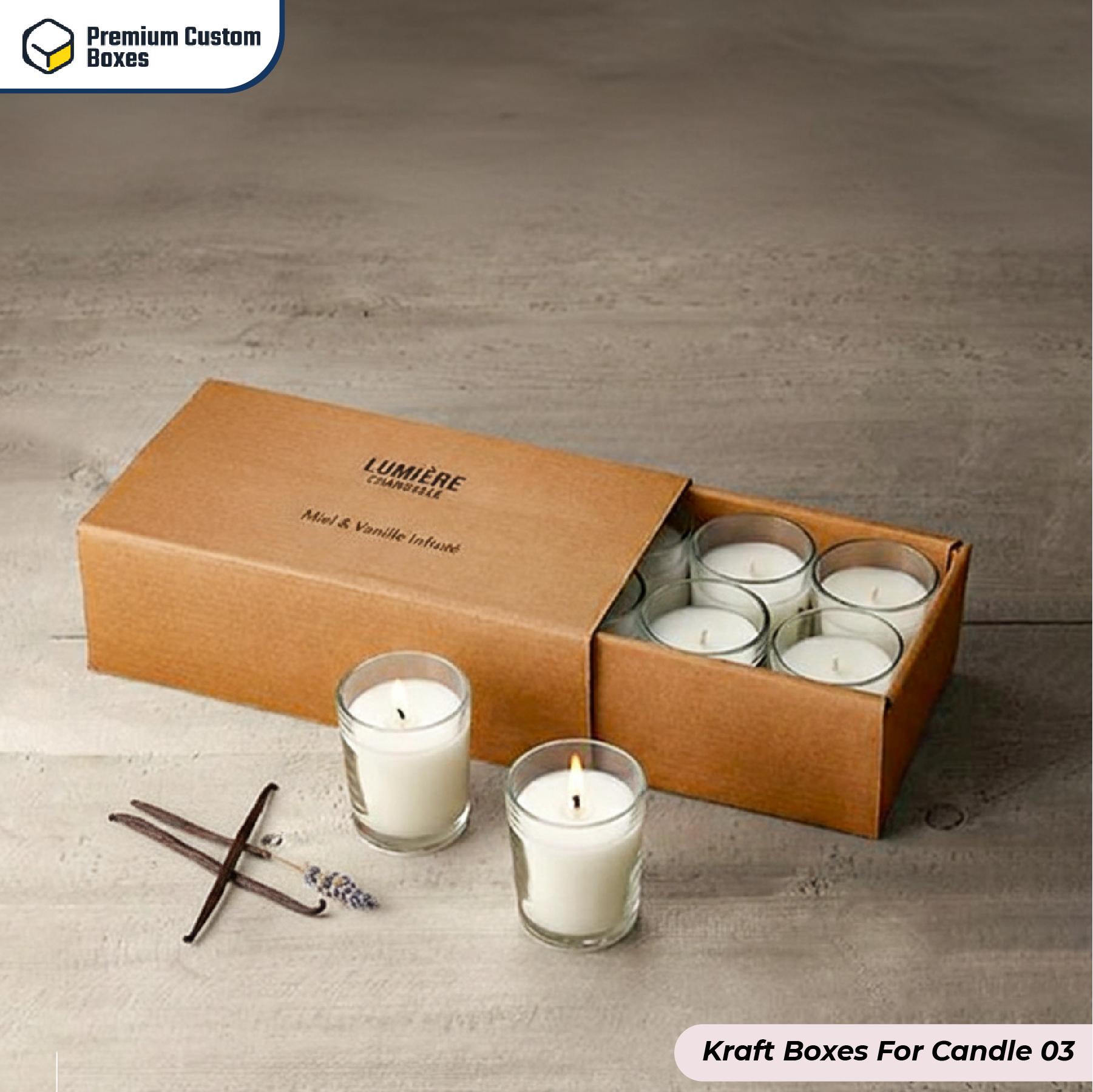 Kraft Boxes For Candle