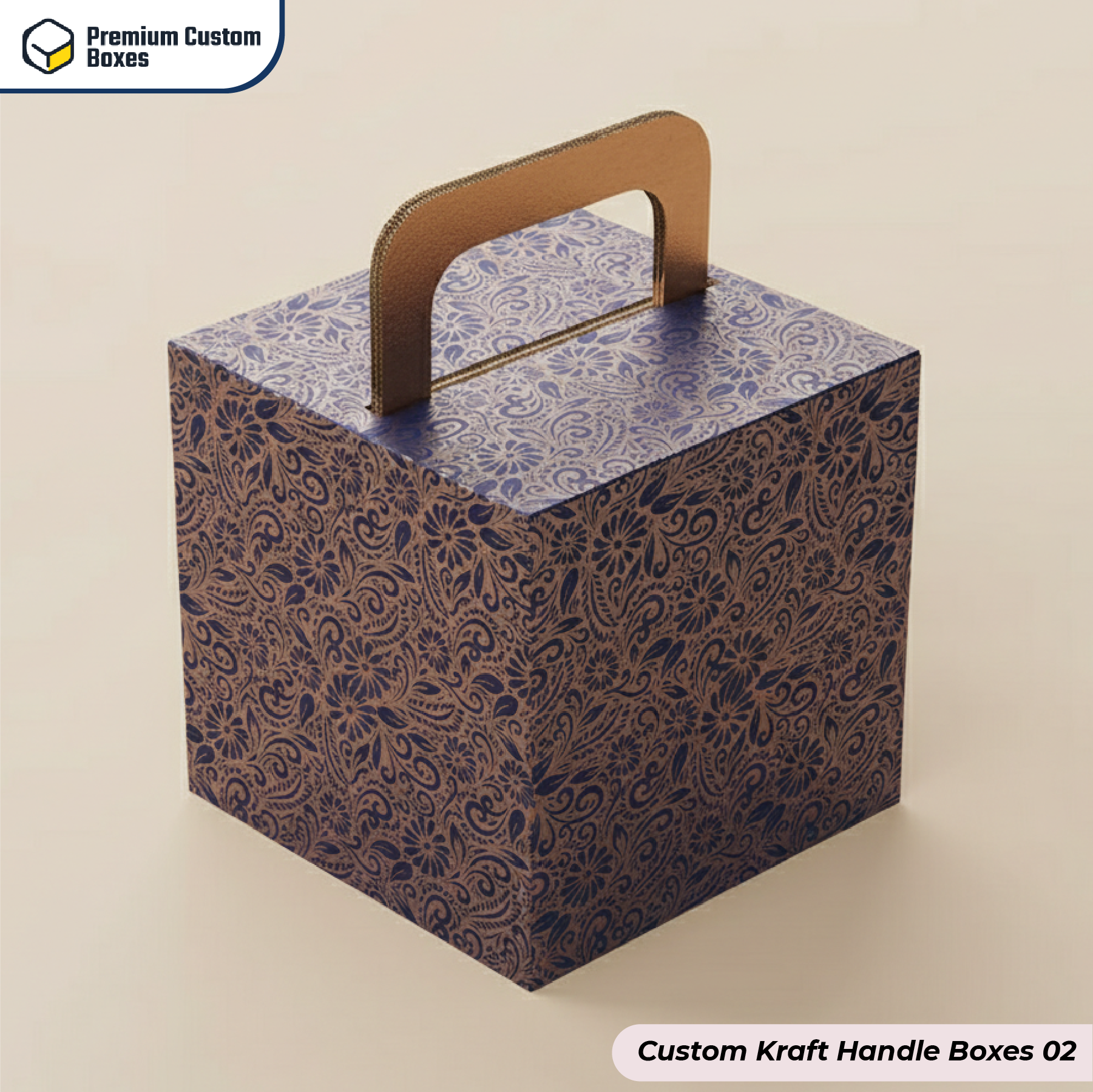 Custom Kraft Handle Boxes
