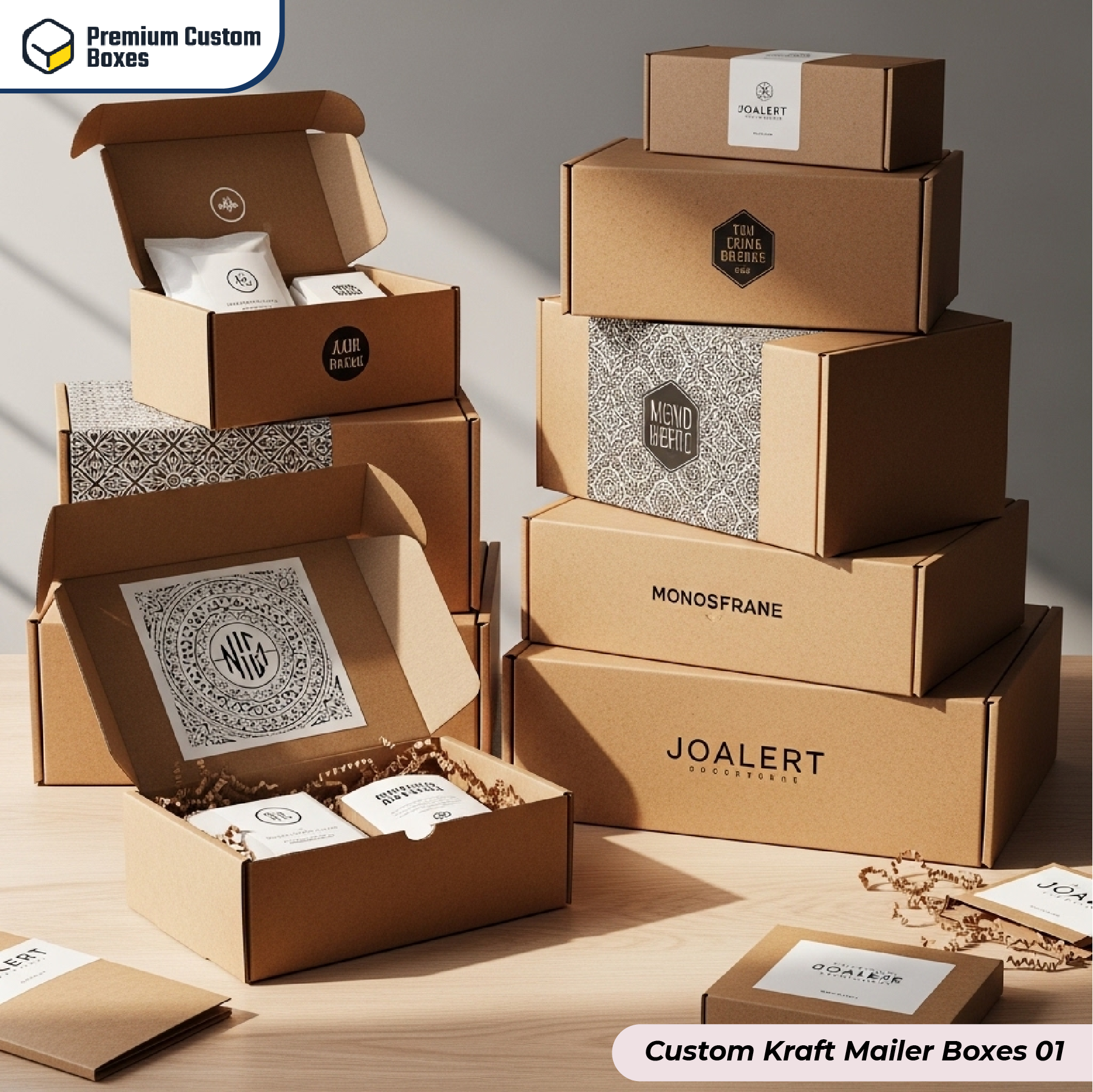 Custom Kraft Mailer Boxes