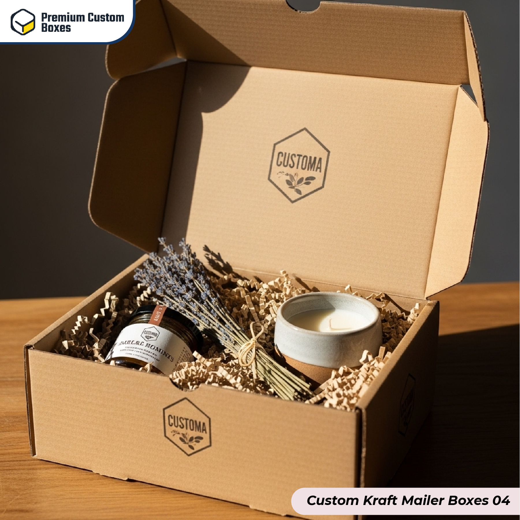 Custom Kraft Mailer Boxes