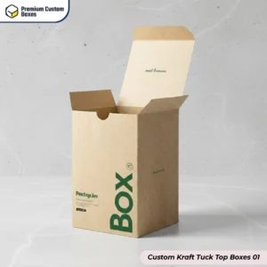 Custom Kraft Tuck Top Boxes Wholesale