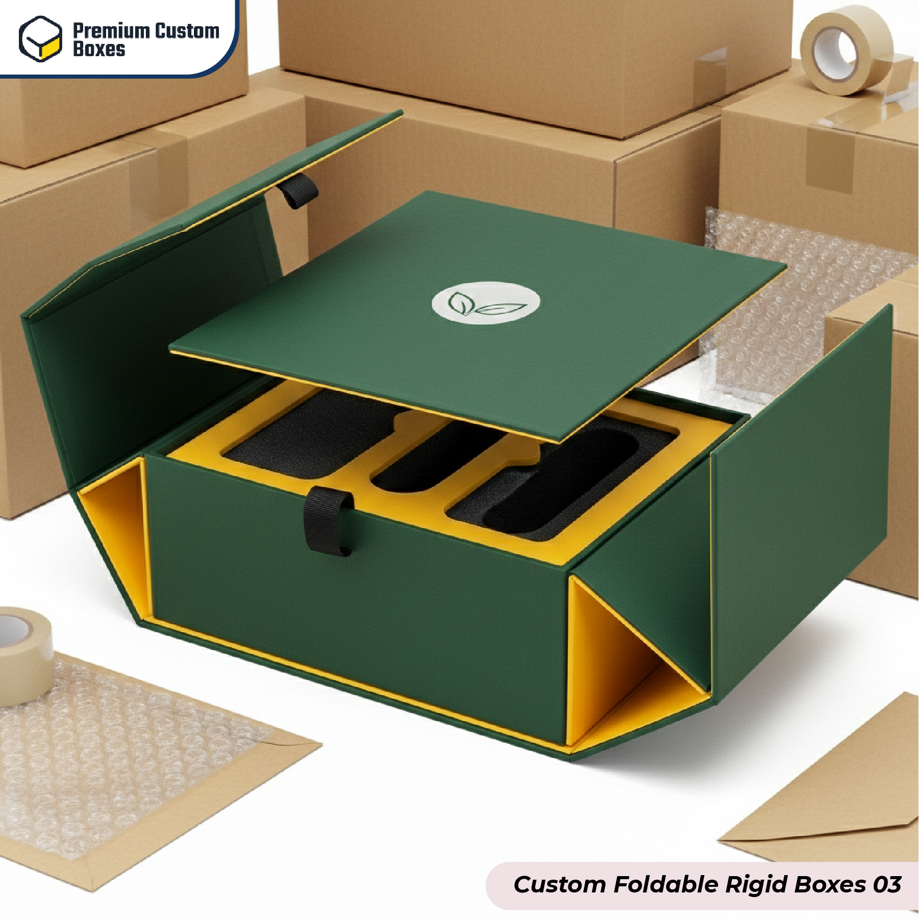 Custom Foldable Rigid Boxes