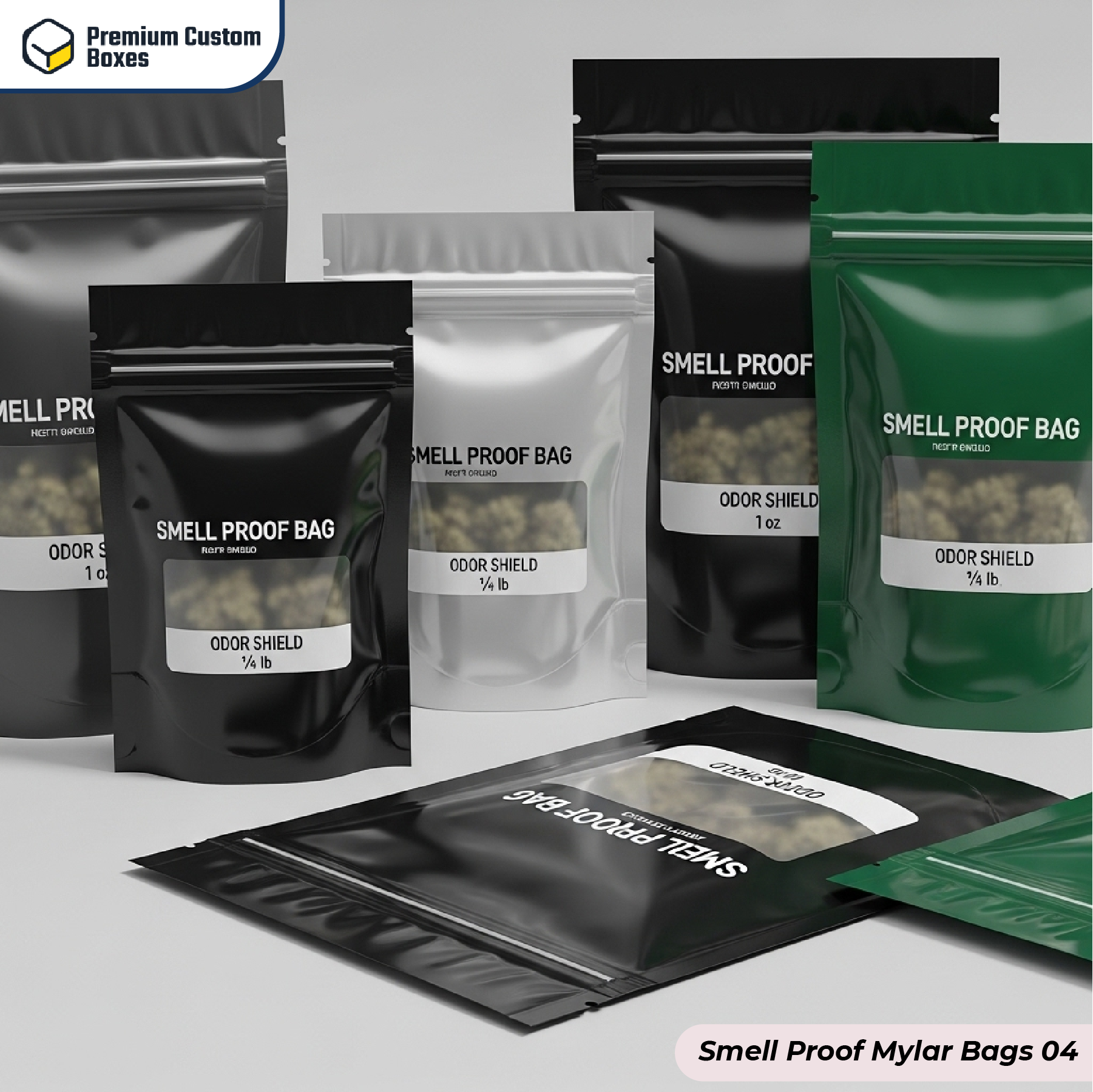 Custom Smell Proof Mylar Bags