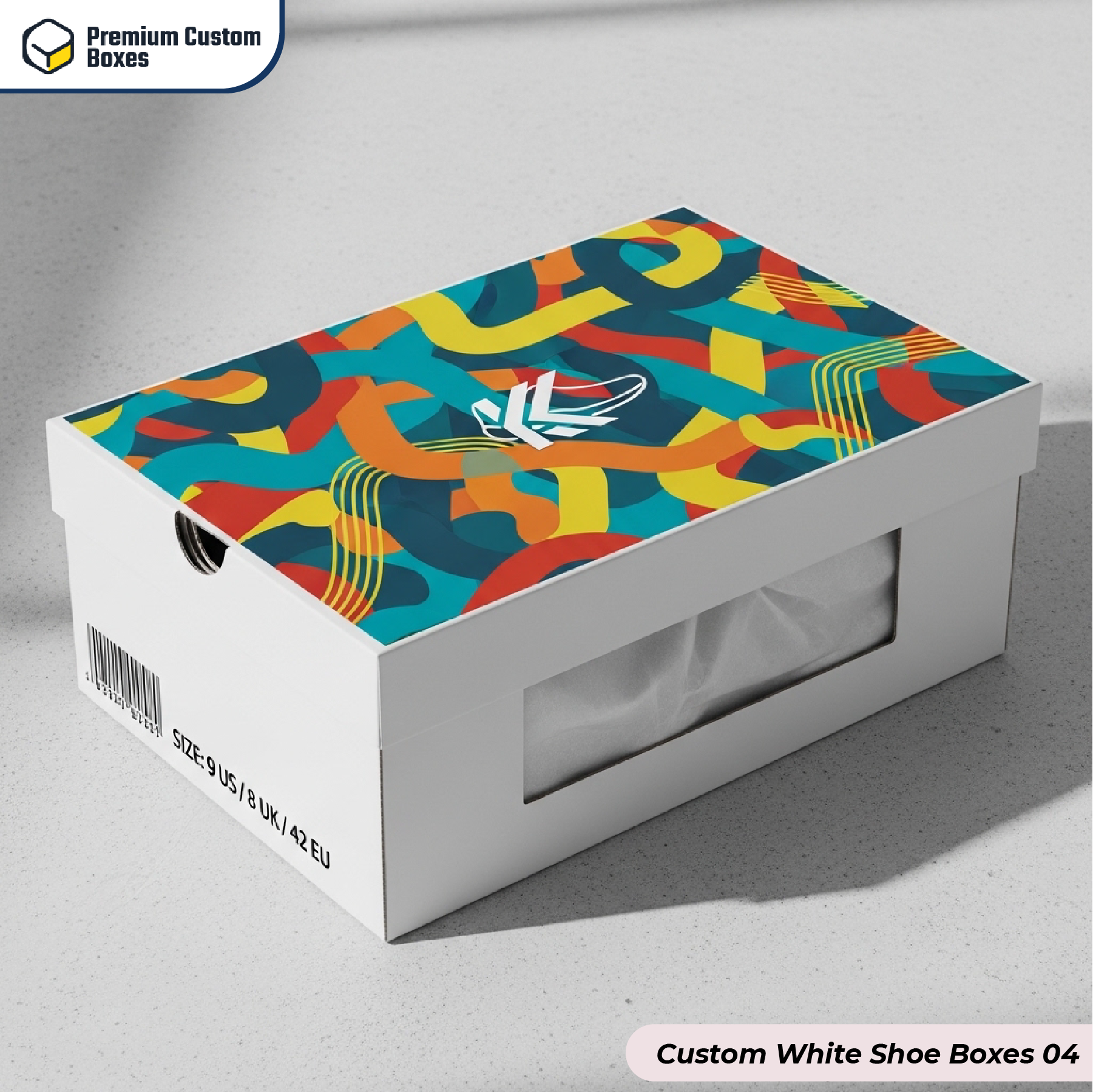 Custom White Shoe Boxes