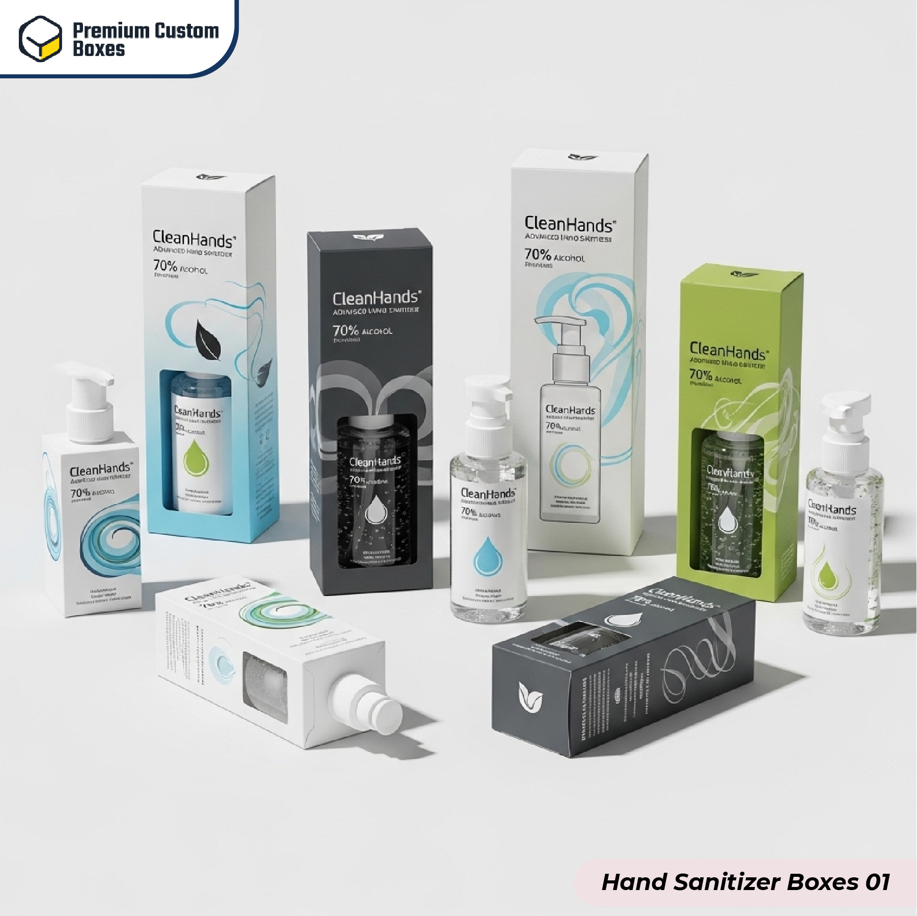 Custom Hand Sanitizer Boxes