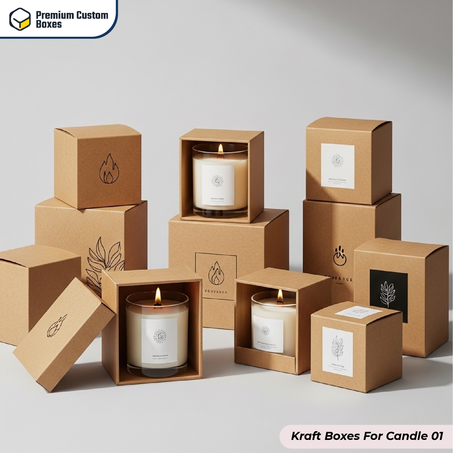 Kraft Boxes For Candle