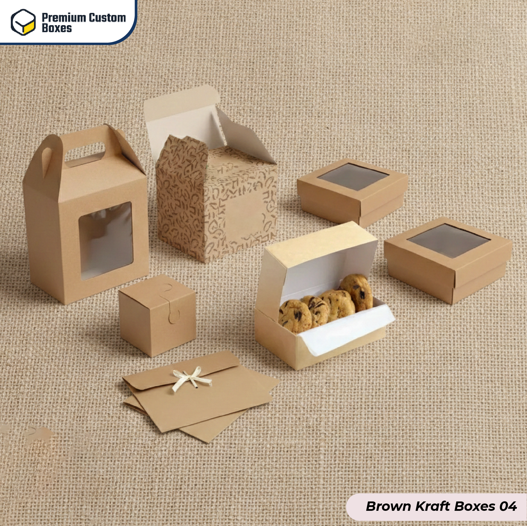 Custom Brown Kraft Boxes