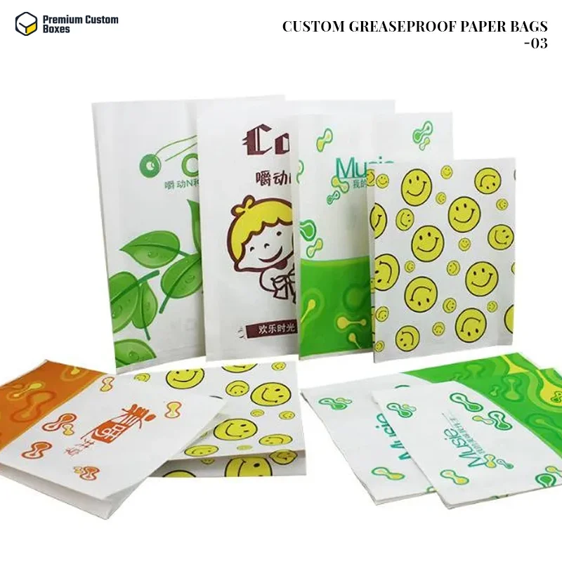 Custom Greaseproof Paper Bags