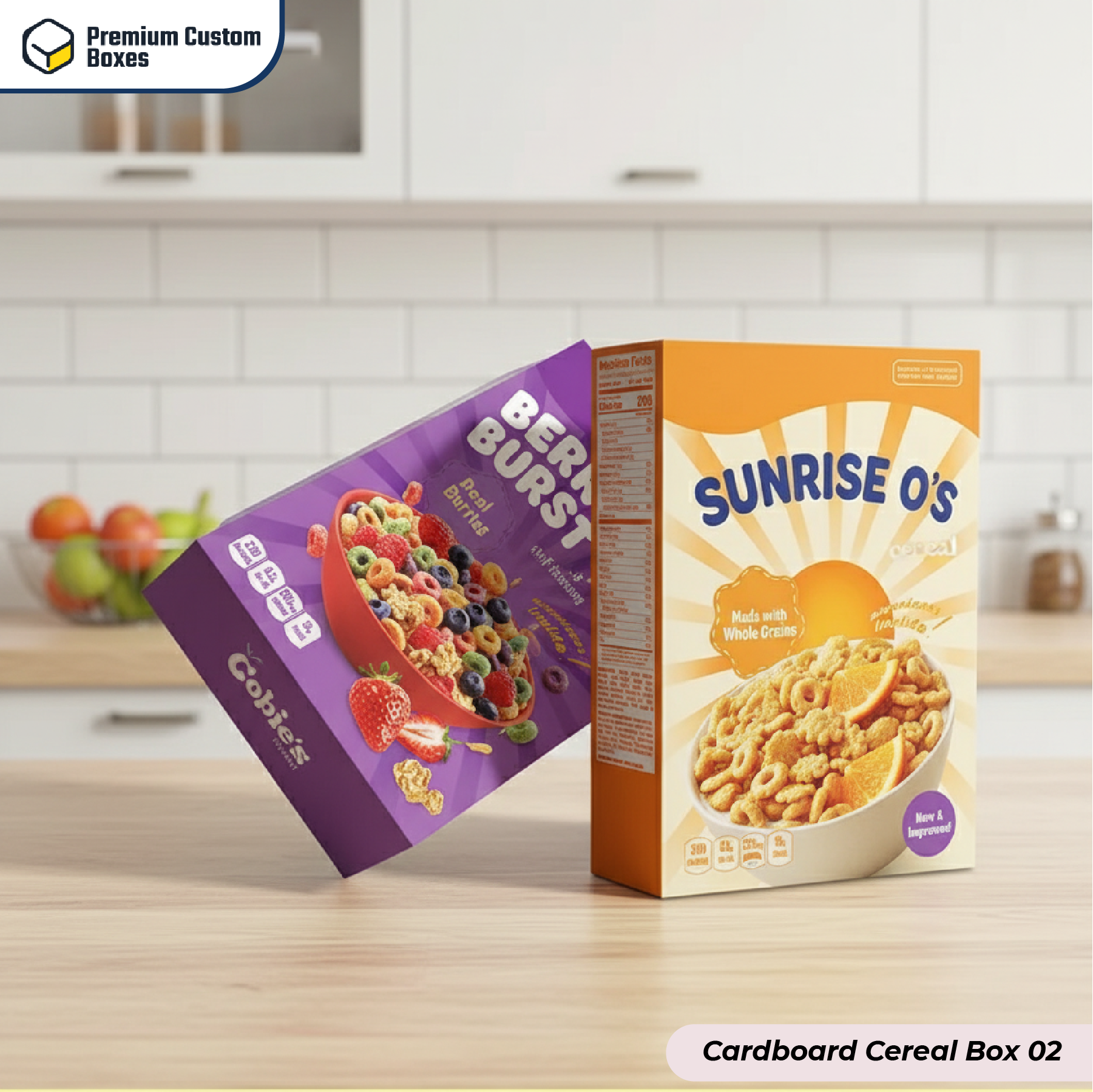 Custom Cardboard Cereal Boxes