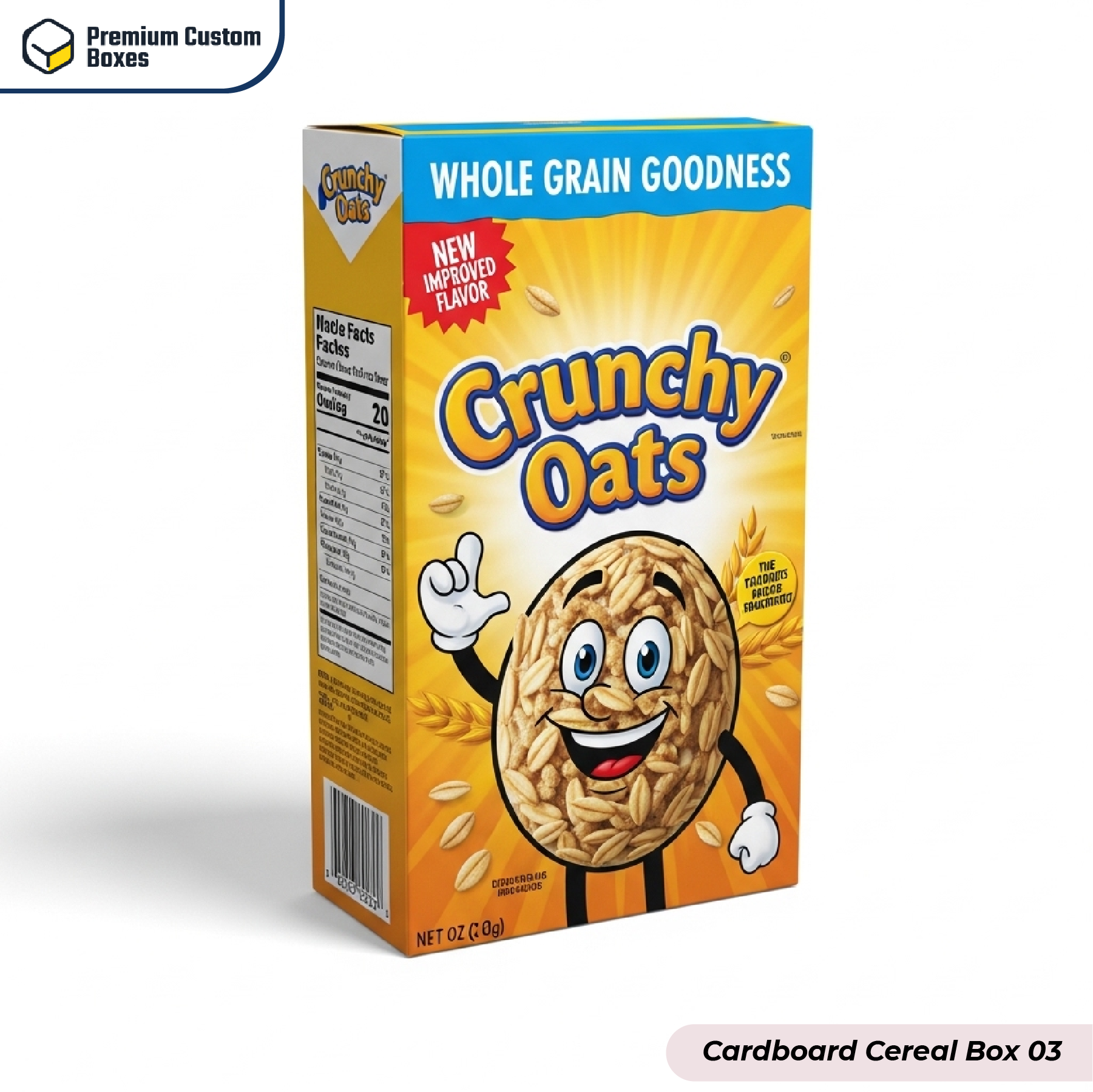 Custom Cardboard Cereal Boxes