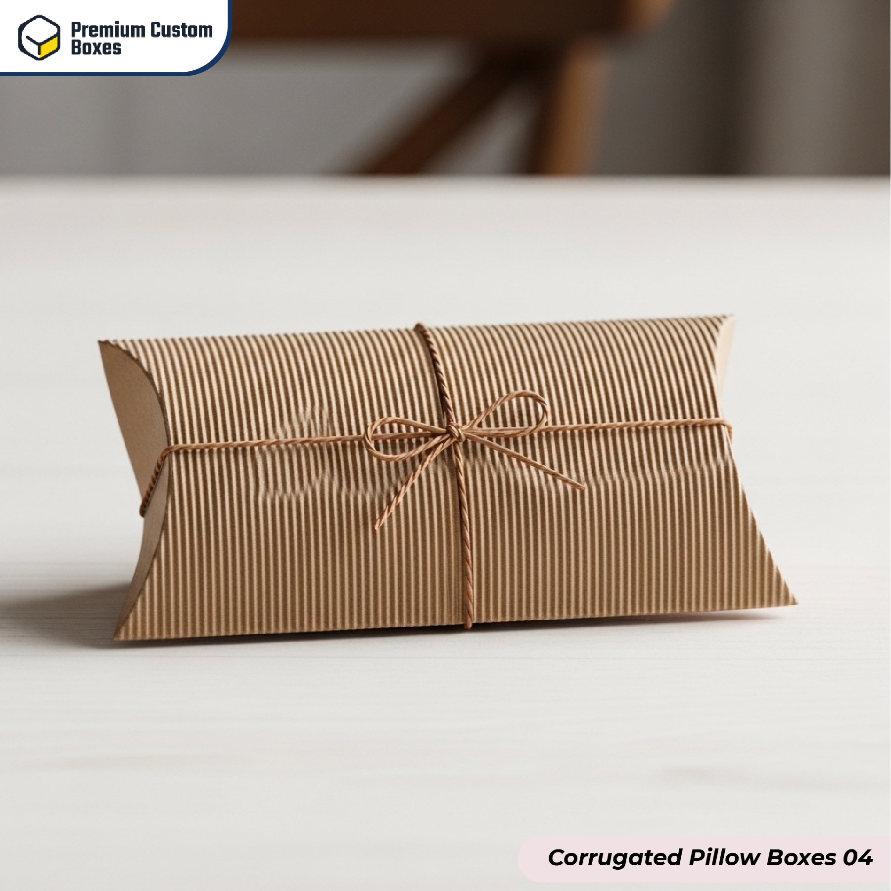Custom Corrugated Pillow Boxes