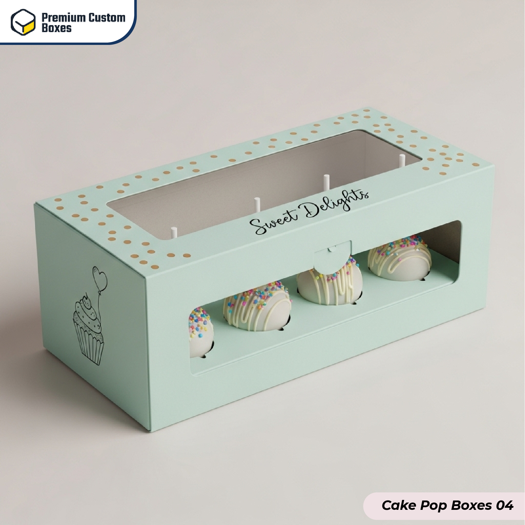 Custom Cake Pop Boxes