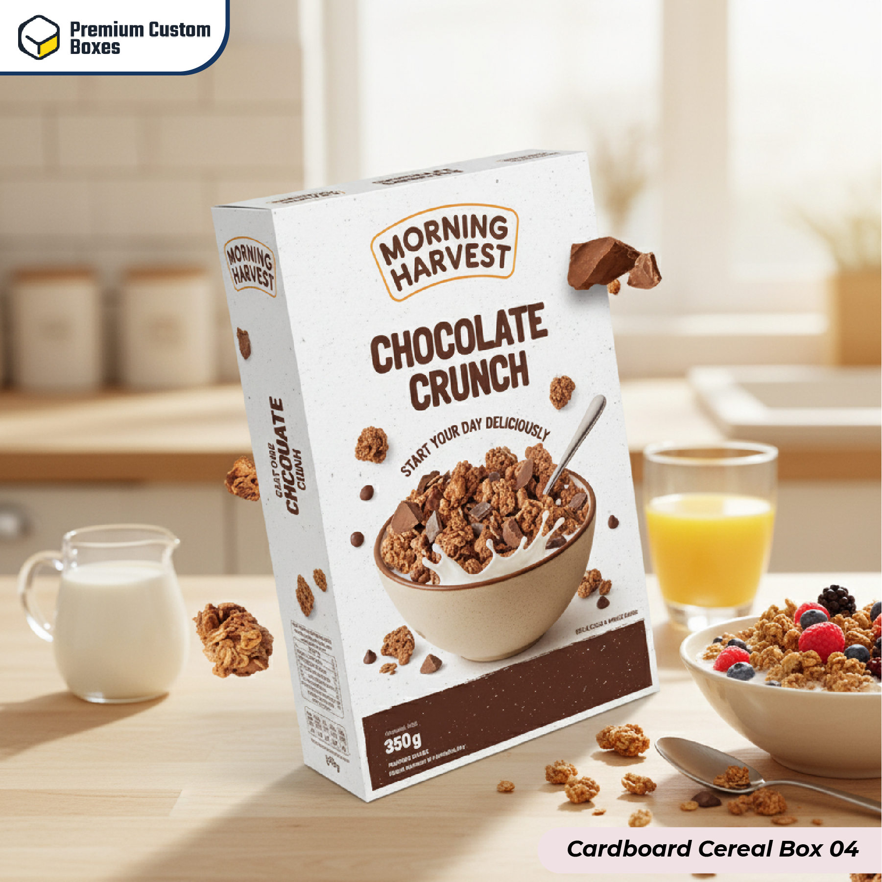Custom Cardboard Cereal Boxes