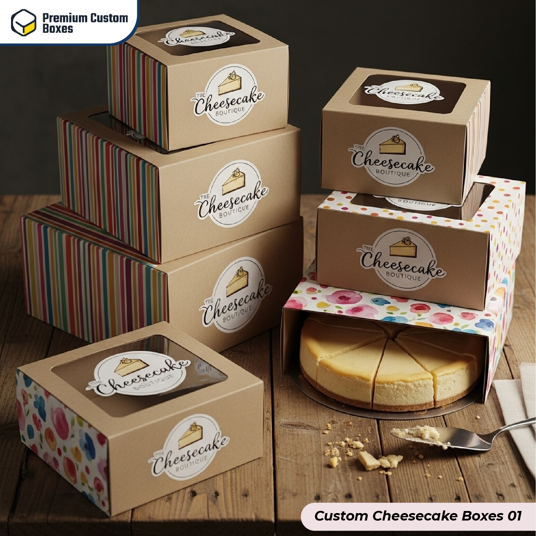 Custom Cheesecake Boxes