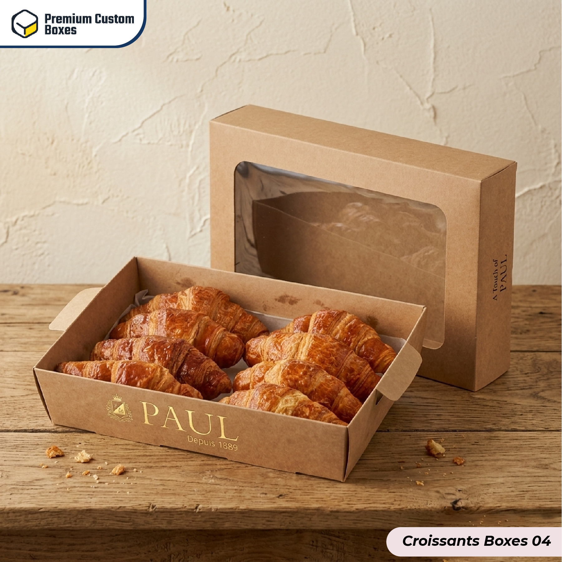 Custom Croissants Boxes