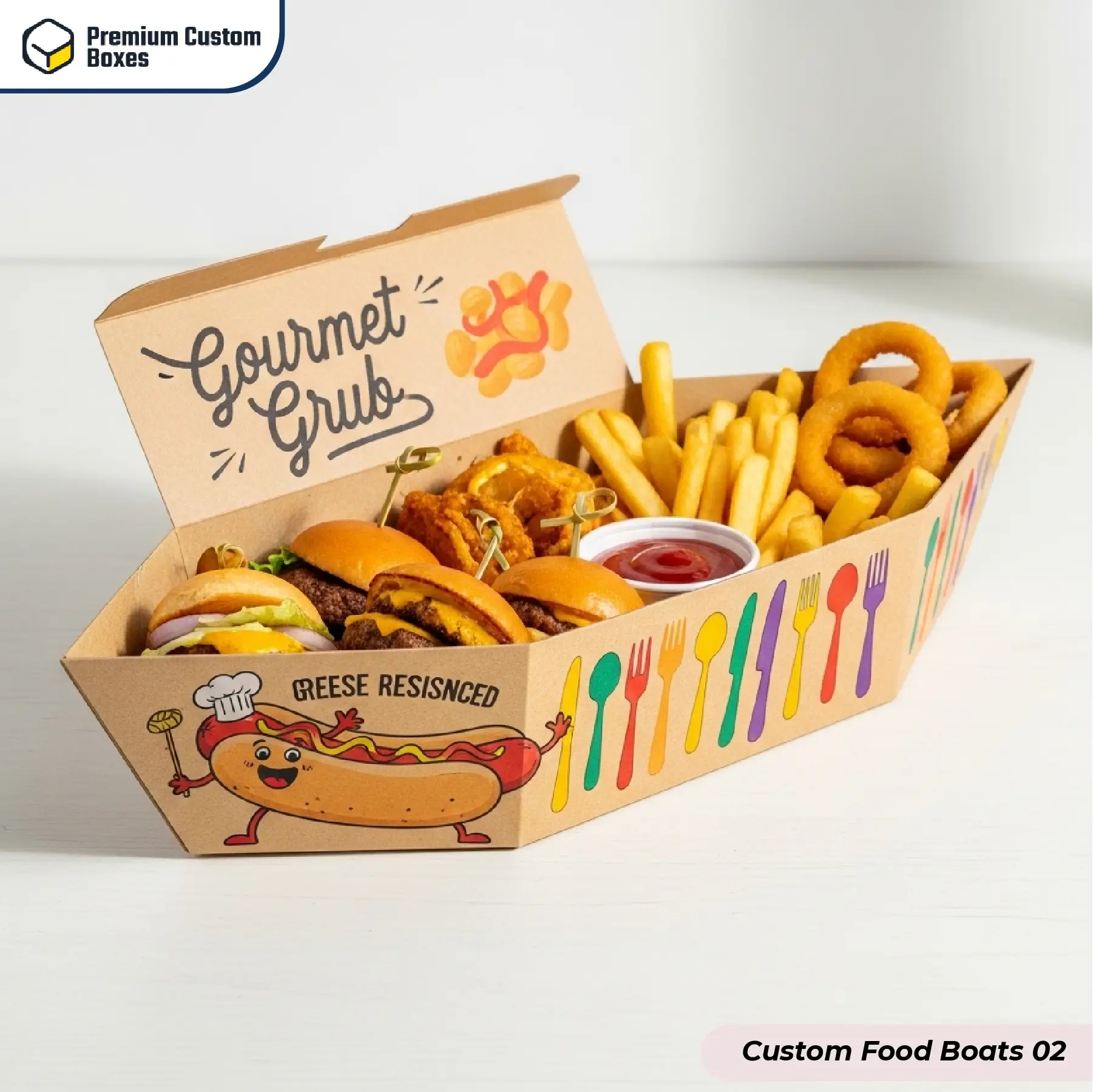 Custom Food Boats