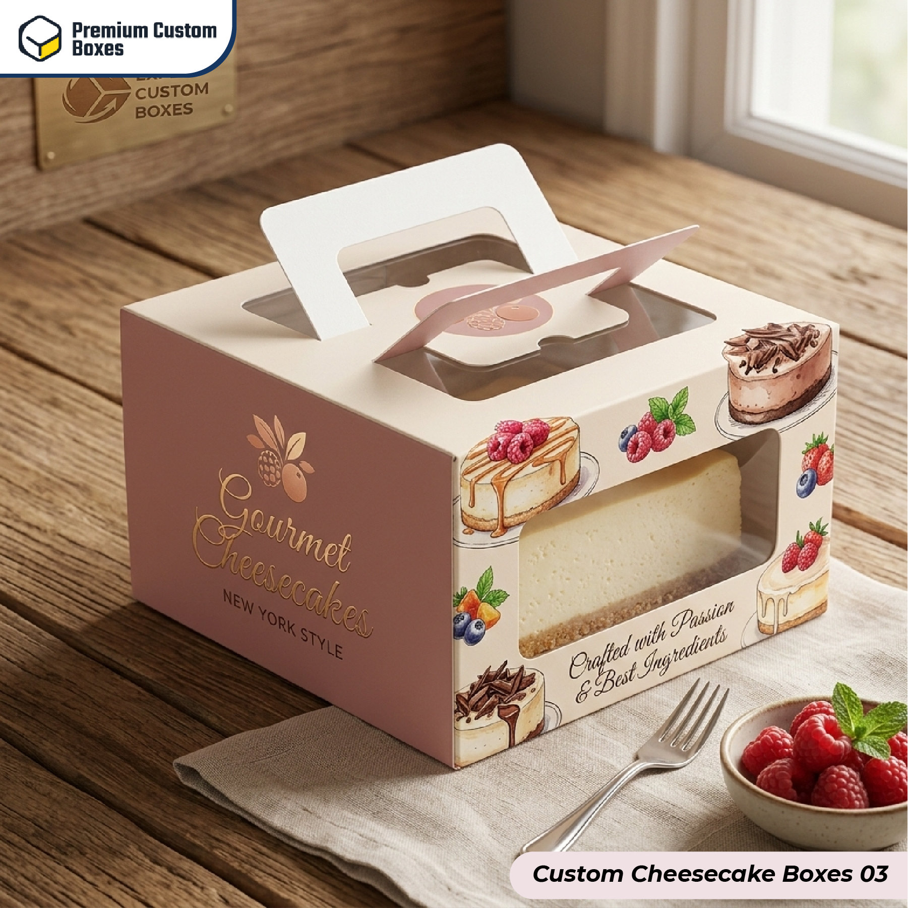 Custom Cheesecake Boxes