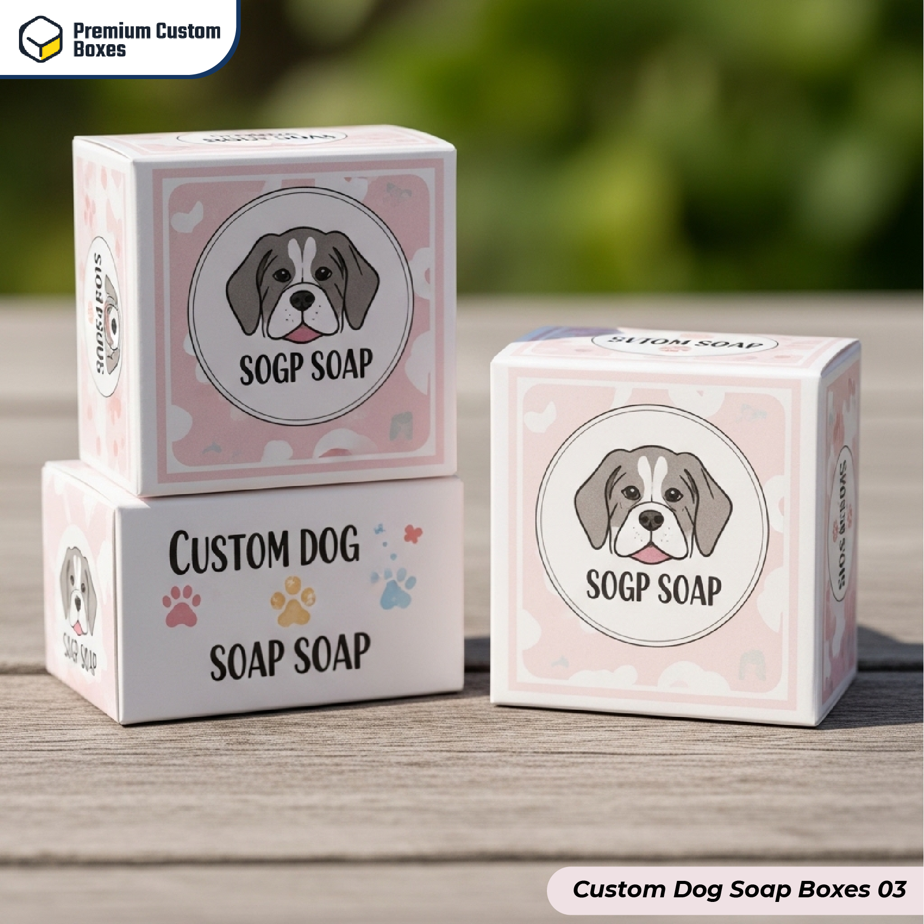 Custom Dog Soap Boxes