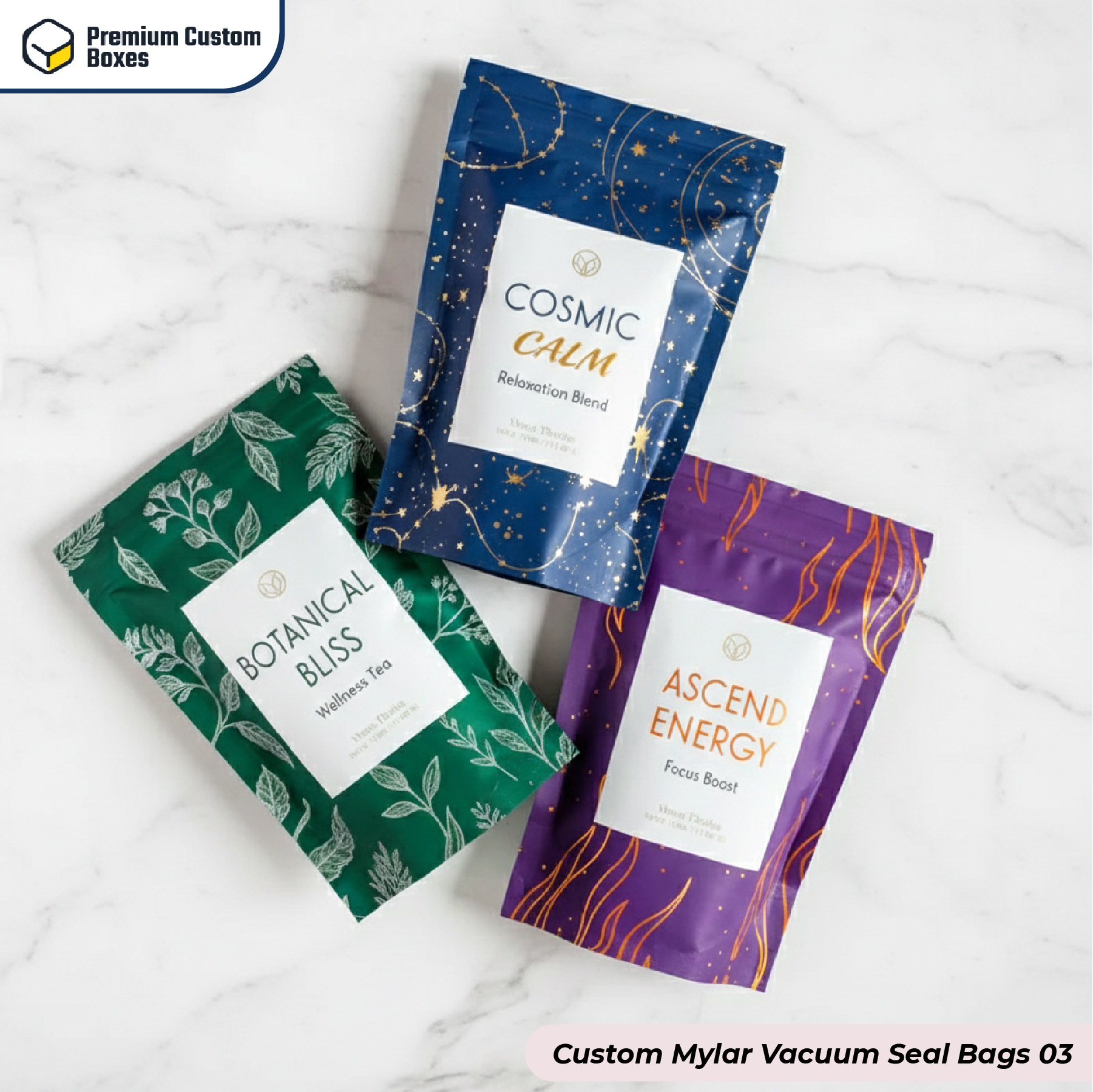 Custom Mylar Vacuum Seal Bags