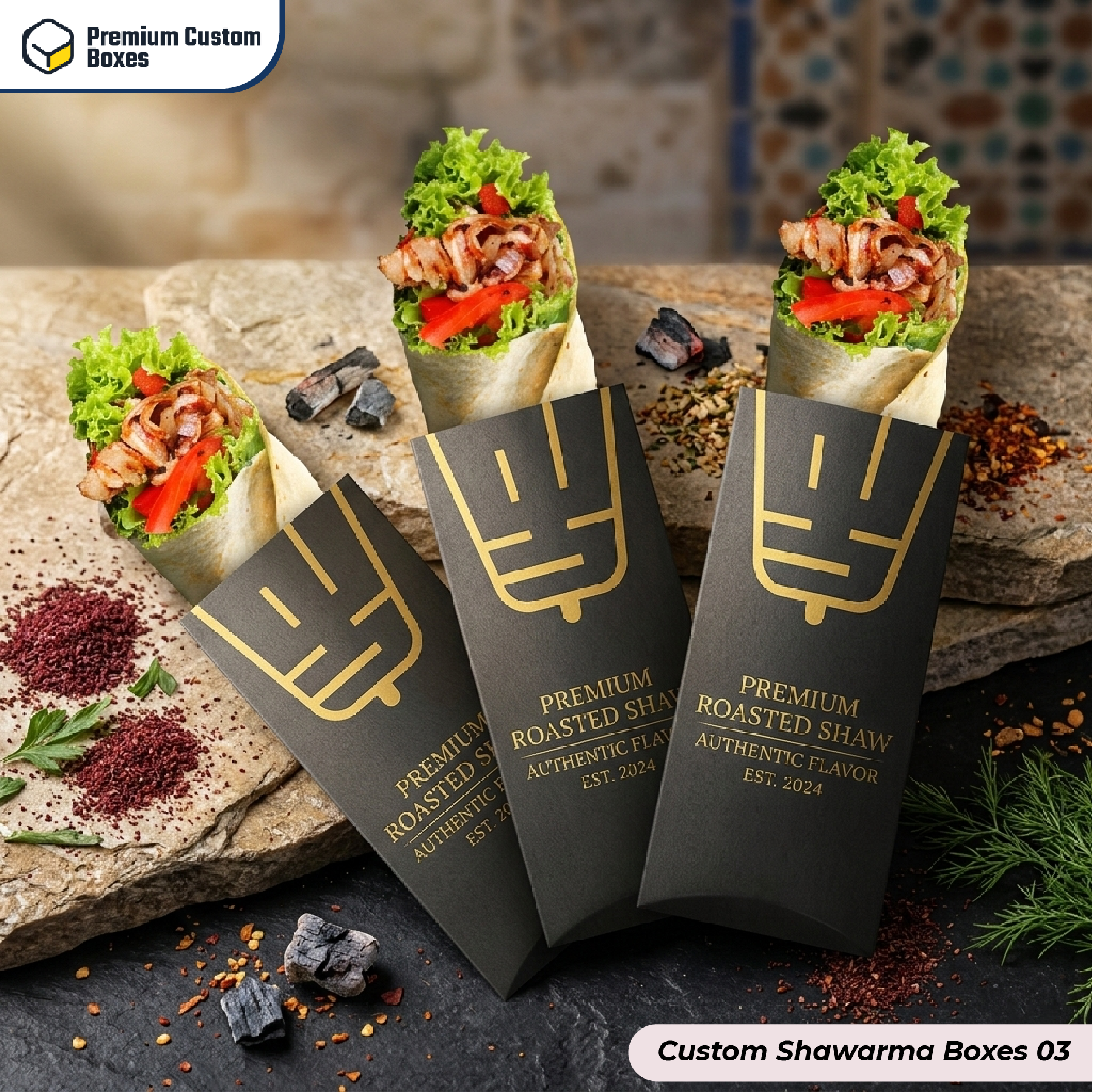 Custom Shawarma Boxes