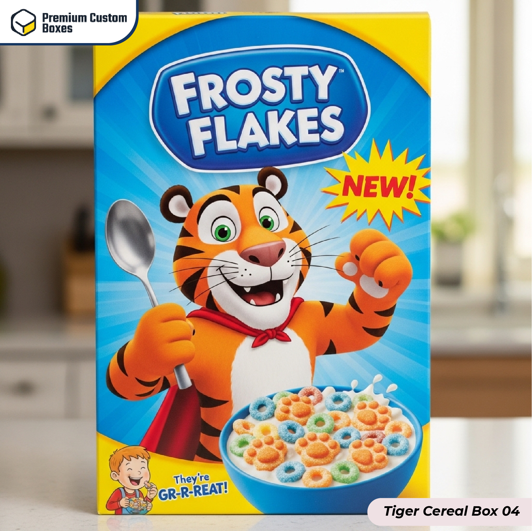 Custom Tiger Cereal Boxes