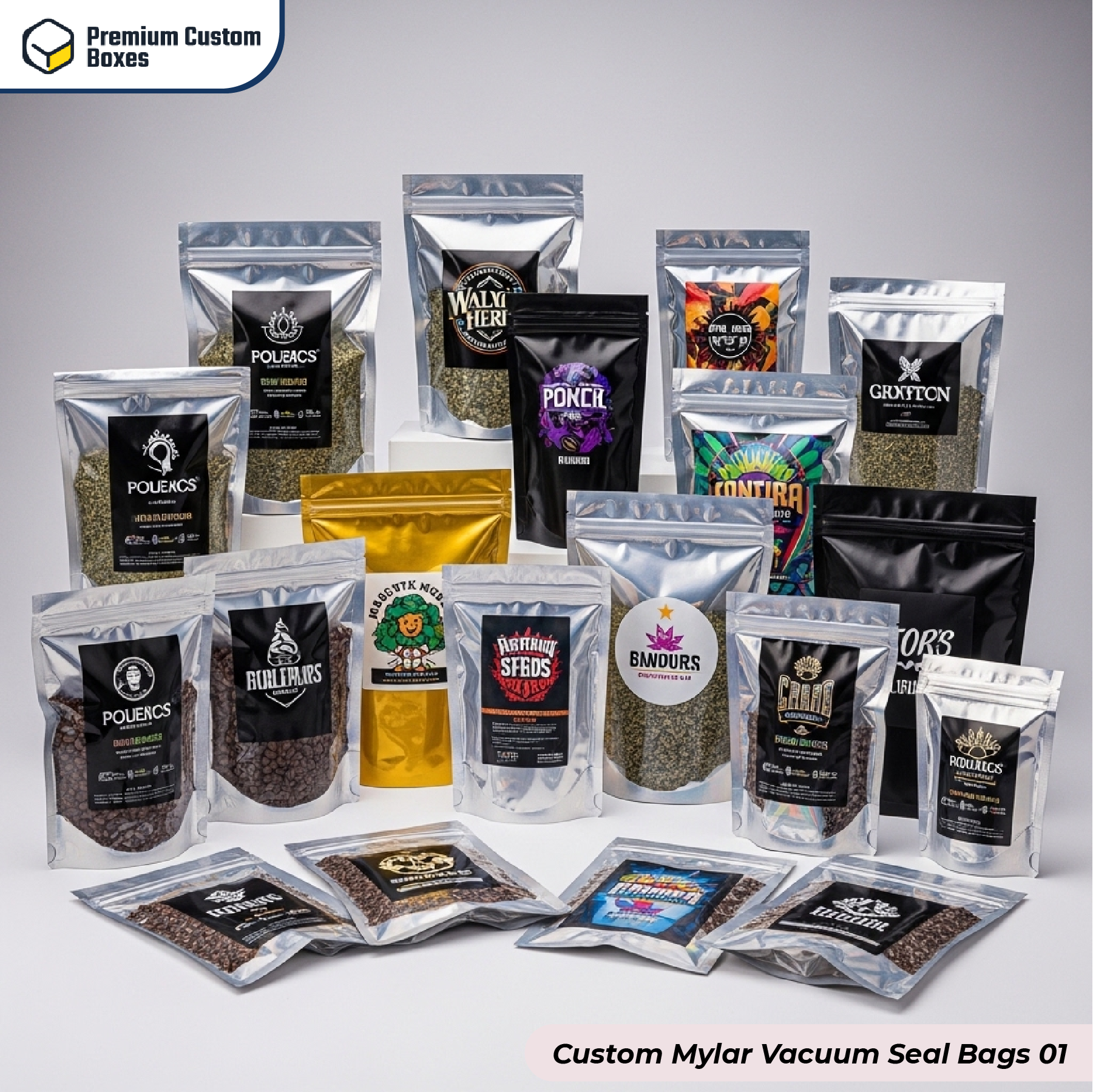 Custom Mylar Vacuum Seal Bags