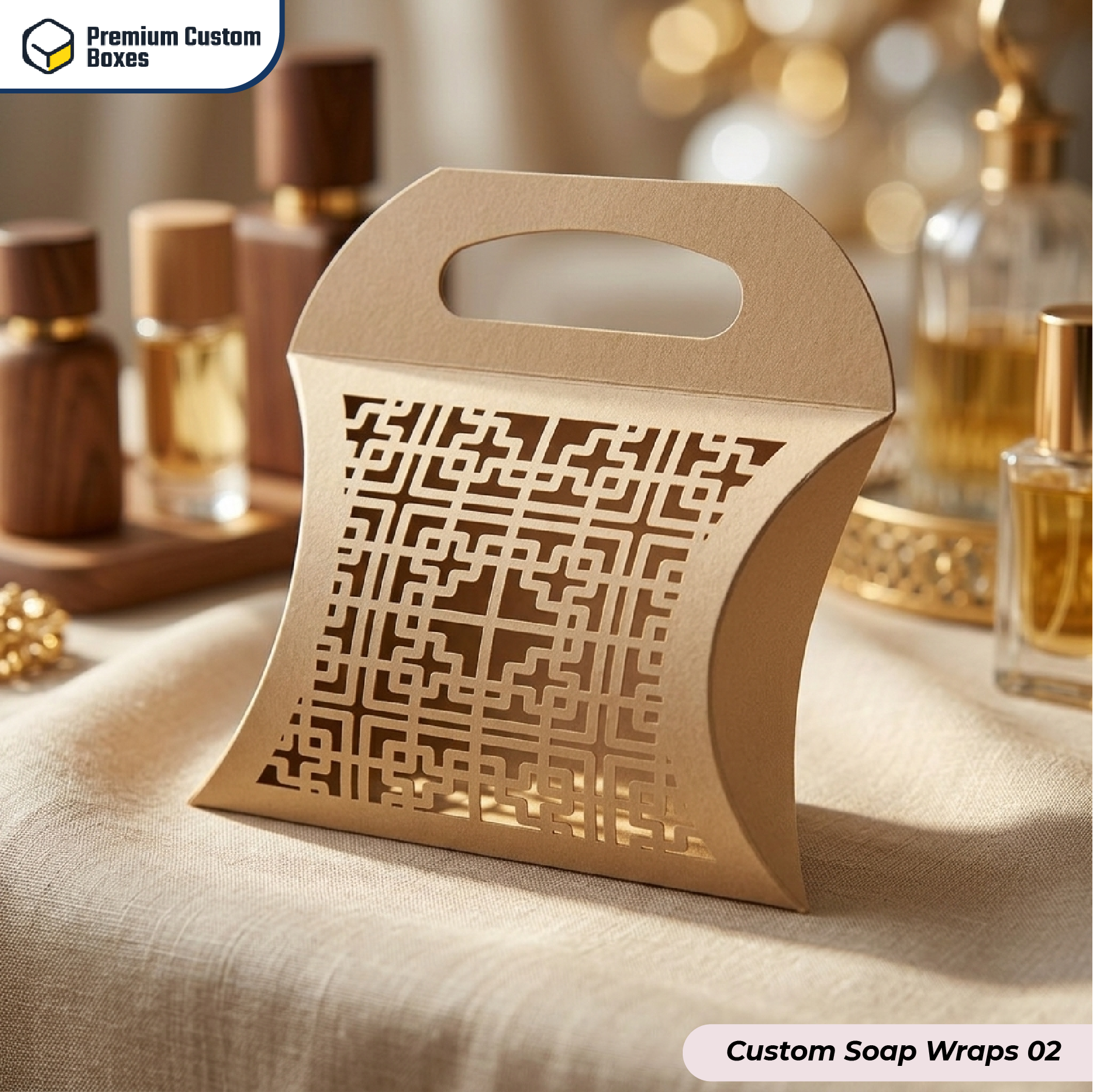 Custom Pillow Boxes With Handle