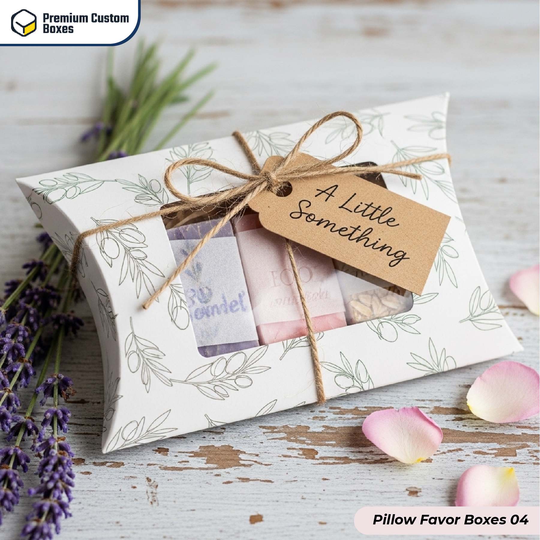 Custom Pillow Favor Boxes