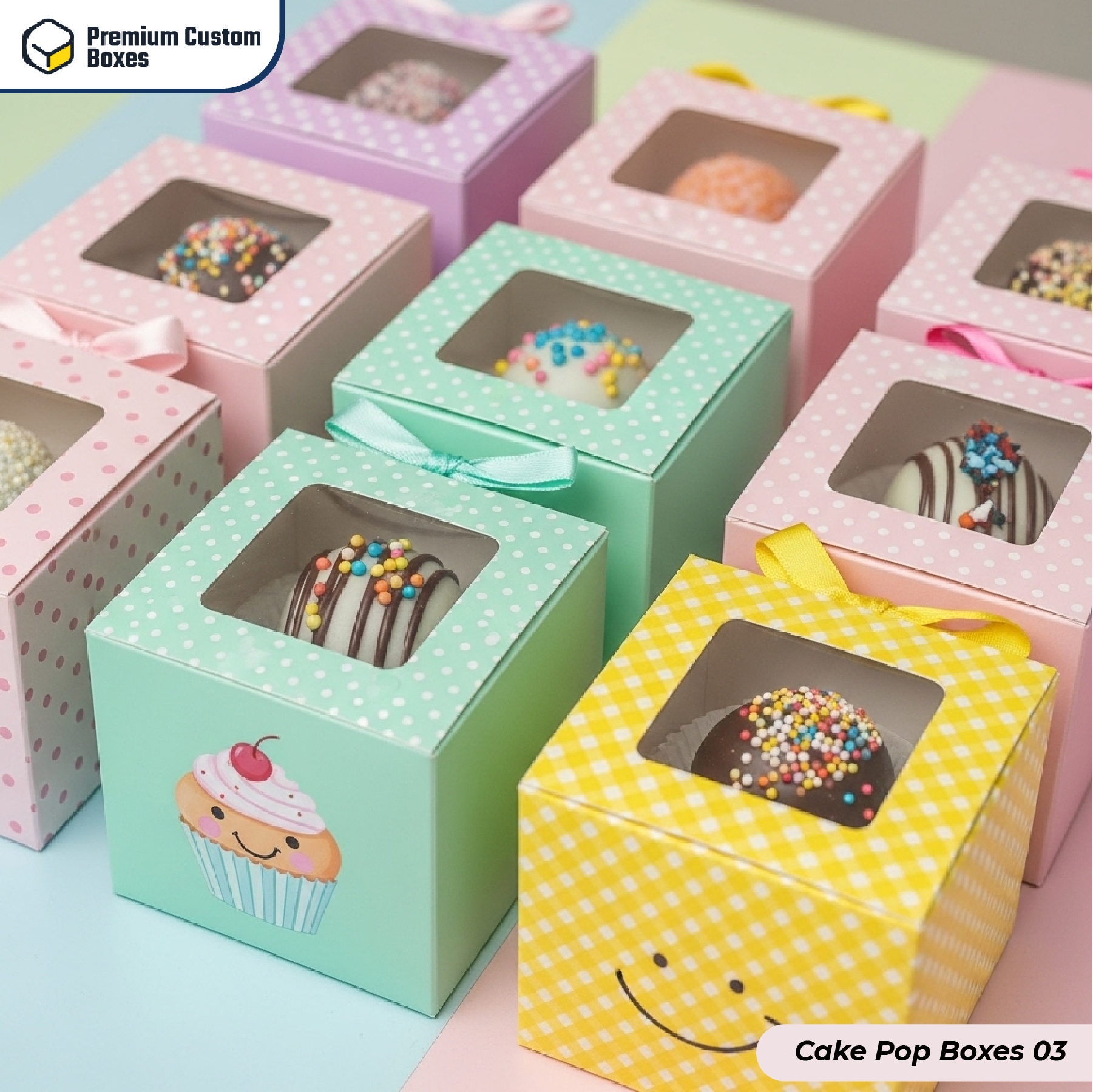 Custom Cake Pop Boxes