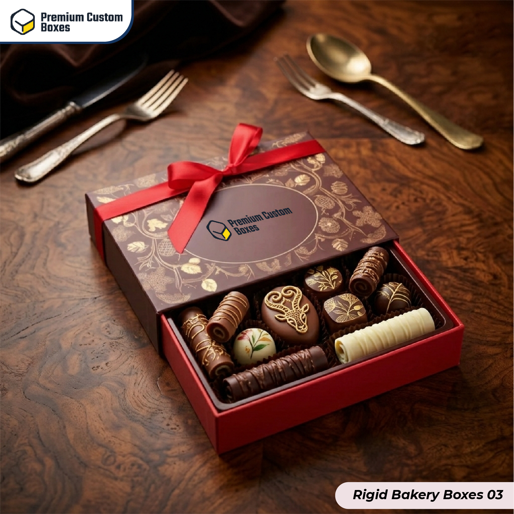 Custom Rigid Bakery Boxes