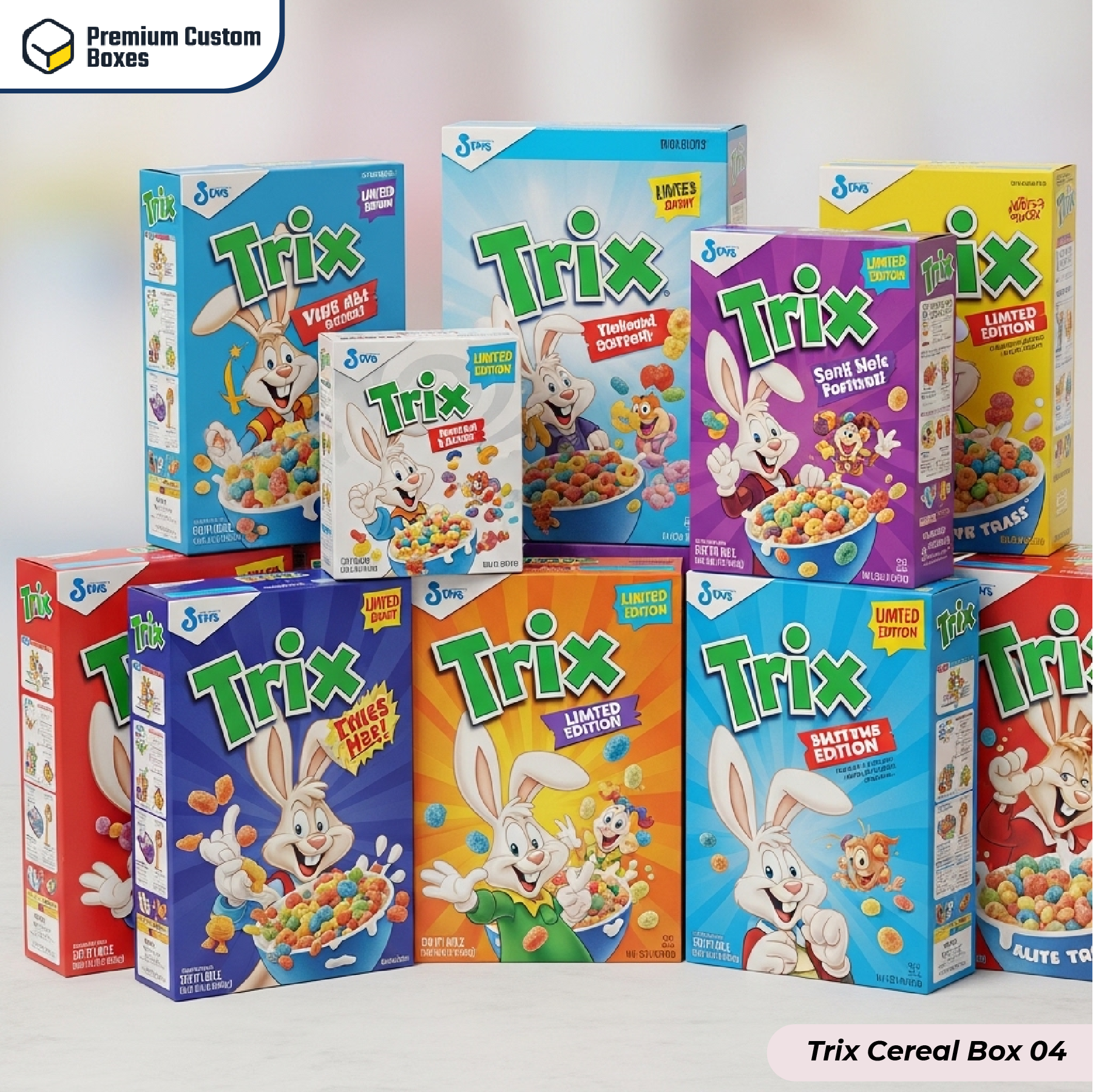 Custom Trix Cereal Boxes