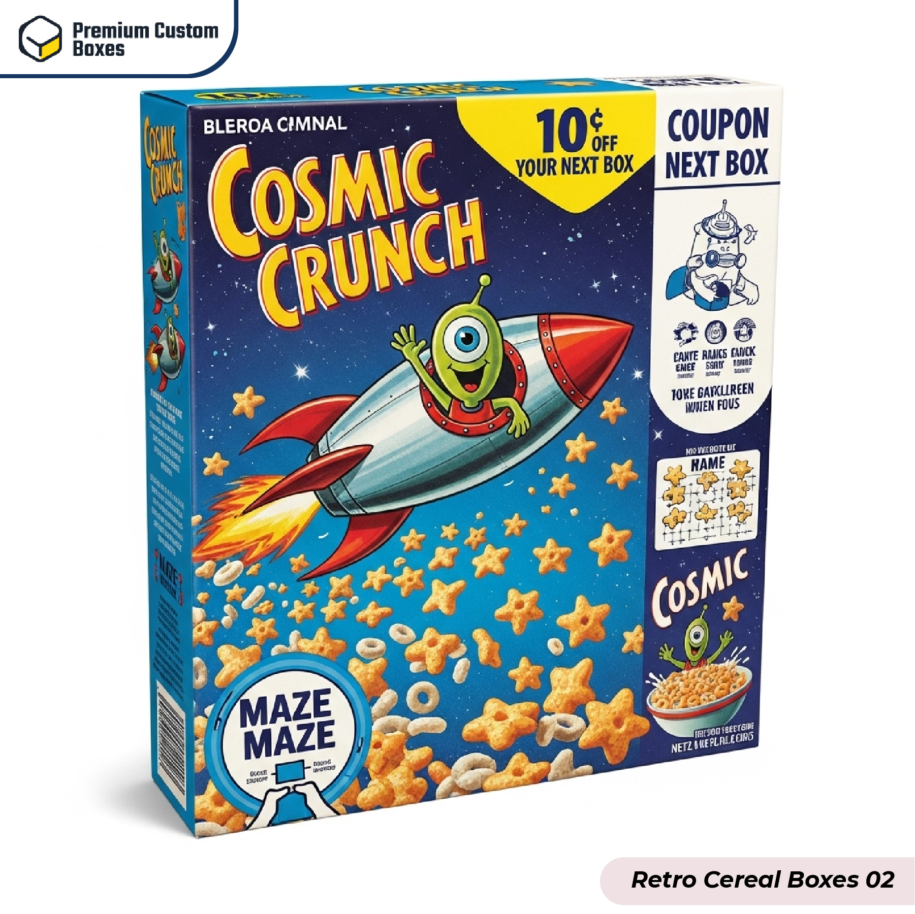 Custom Retro Cereal Boxes