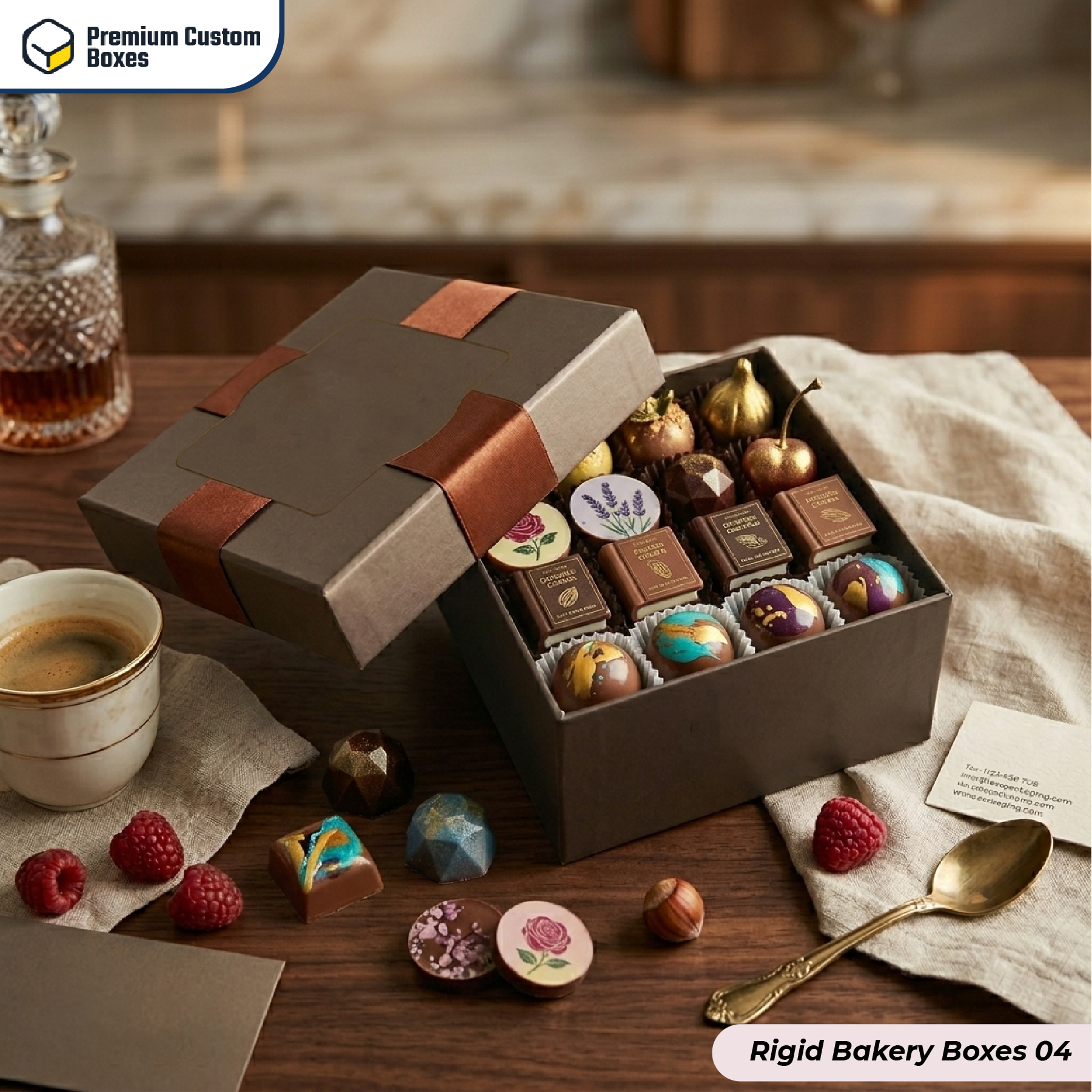 Custom Rigid Bakery Boxes