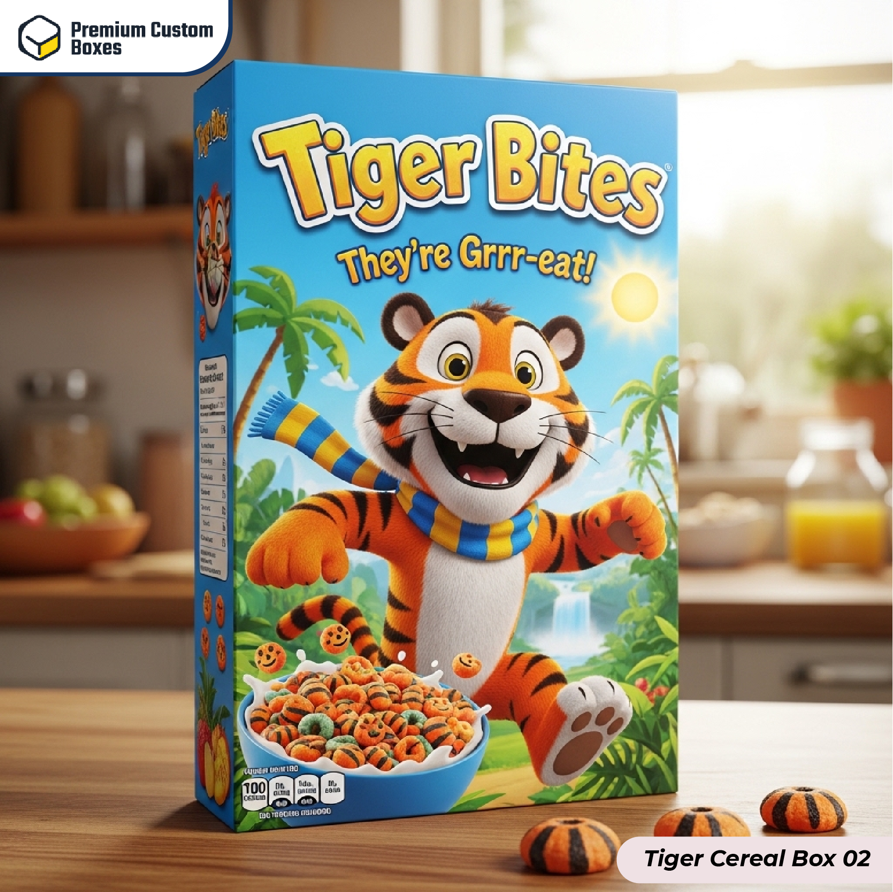 Custom Tiger Cereal Boxes